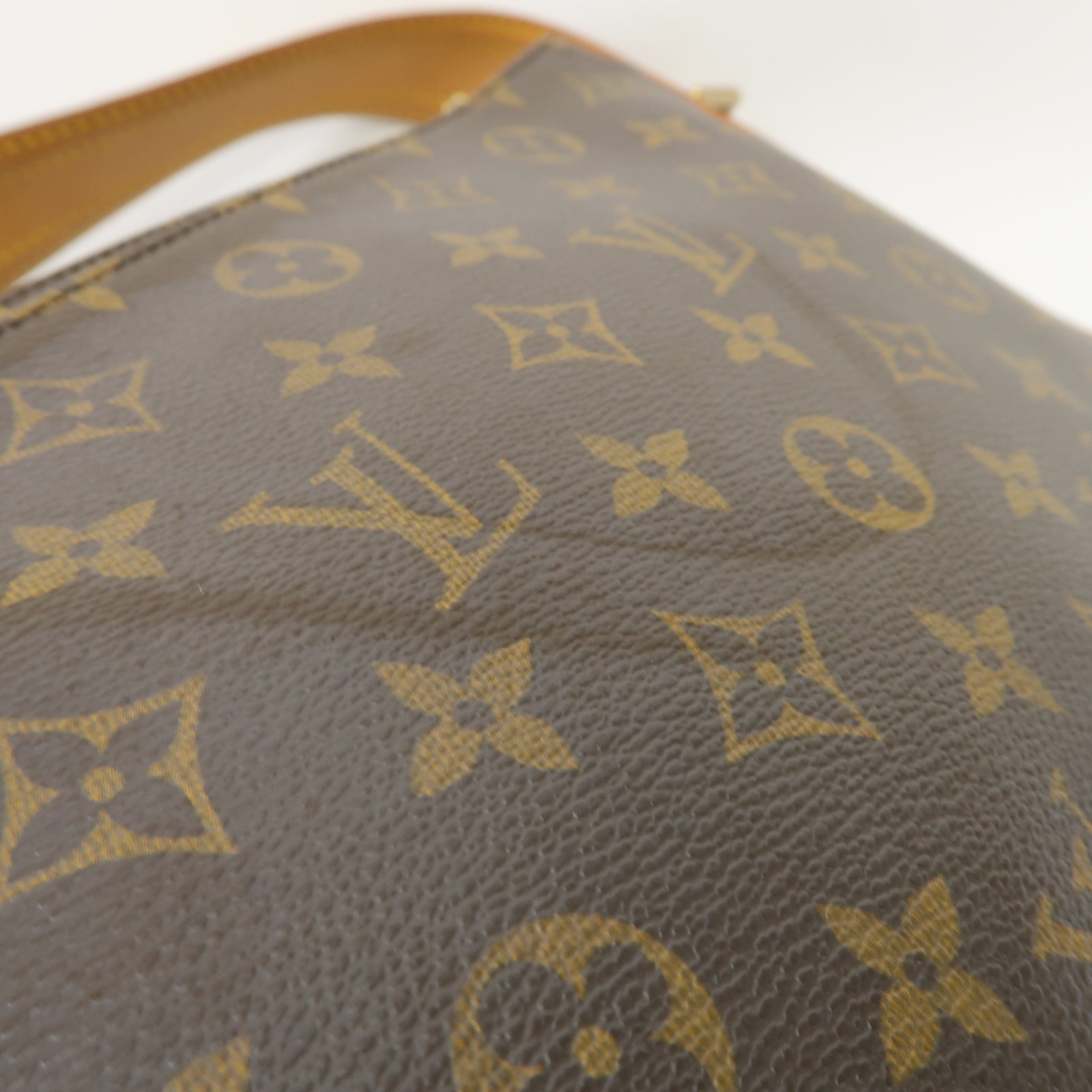 LOUIS VUITTON 【激減優惠】Monogram Viva Cite GM金扣肩背袋啡色