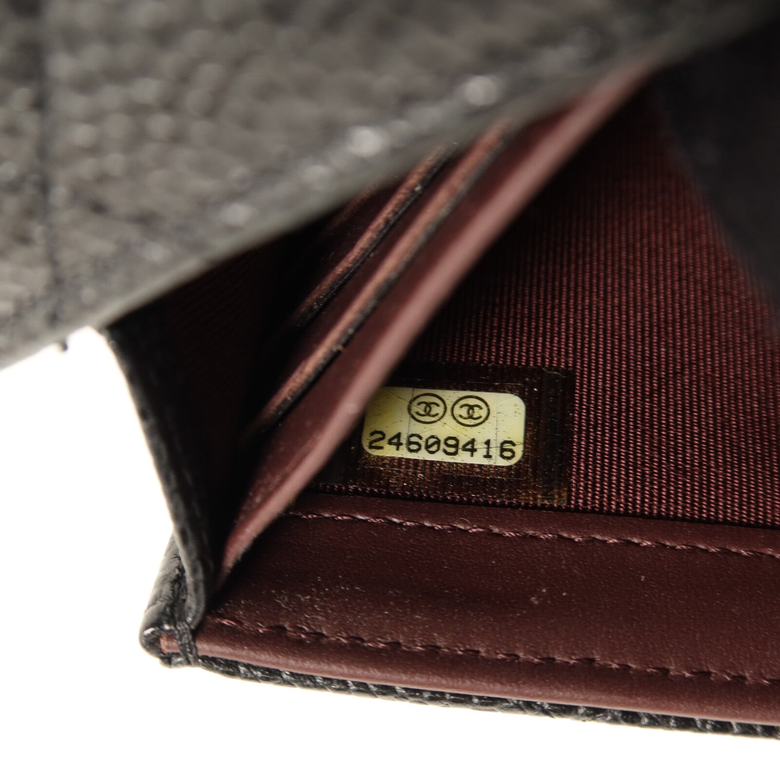 CHANEL 牛皮皮革Classic Long Wallet金扣長錢包