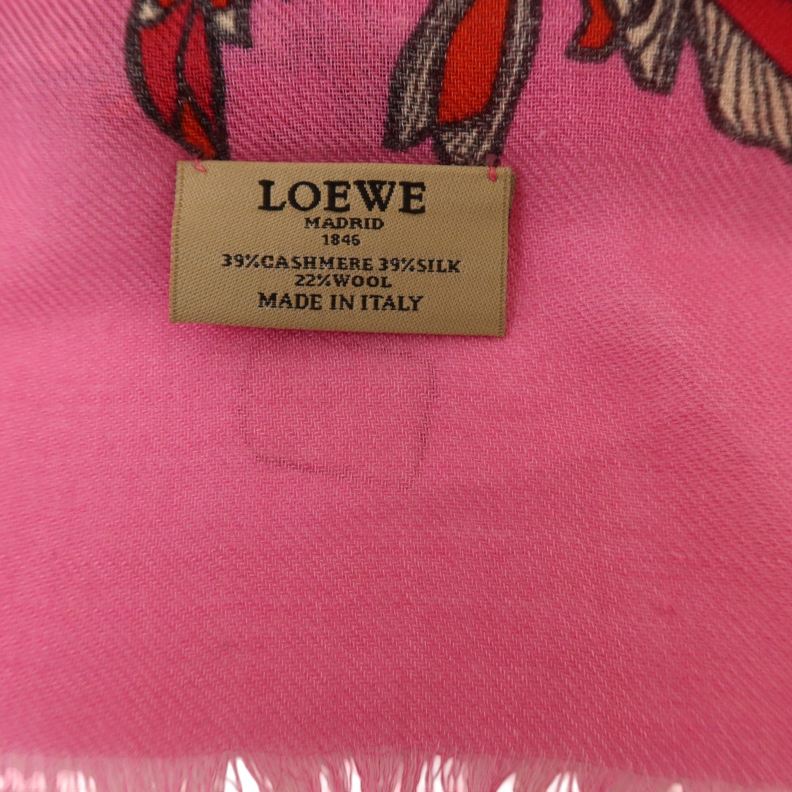 LOEWE 羊絨/絲質/羊毛Scarf圍巾