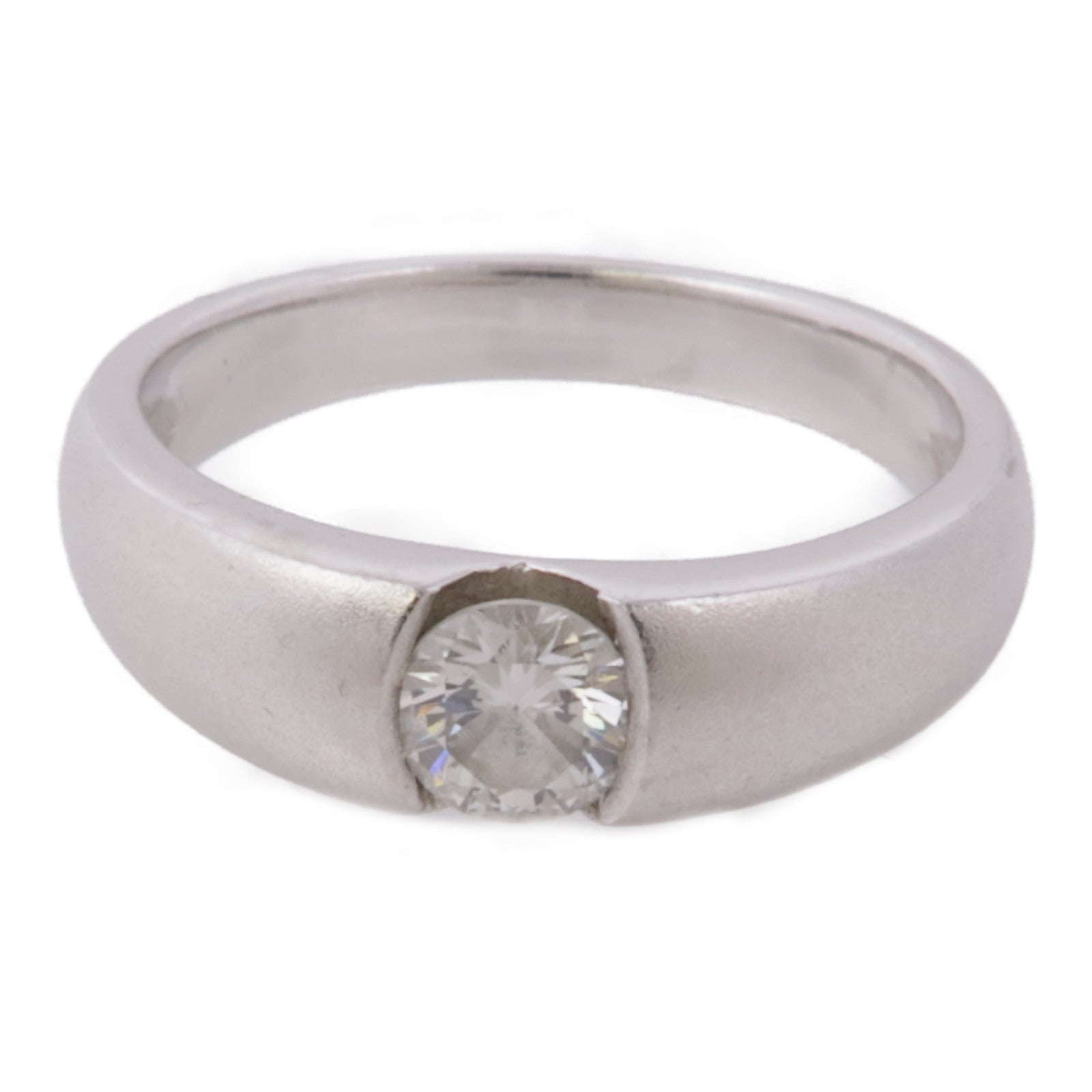 JEWELRY PT900鉑金/18K白金Diamond Ring鑽石戒指US#6.25