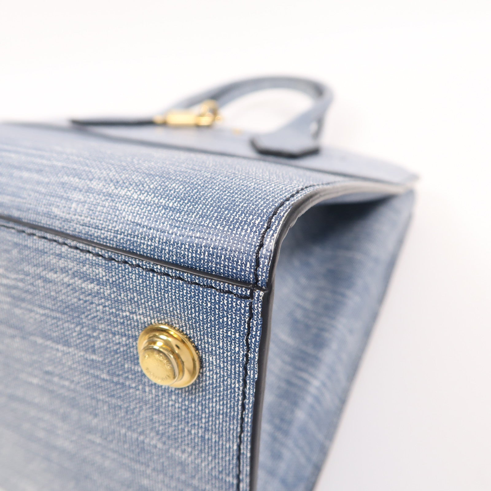 LOUIS VUITTON Epi City Steamer MM金扣手挽肩背兩用袋