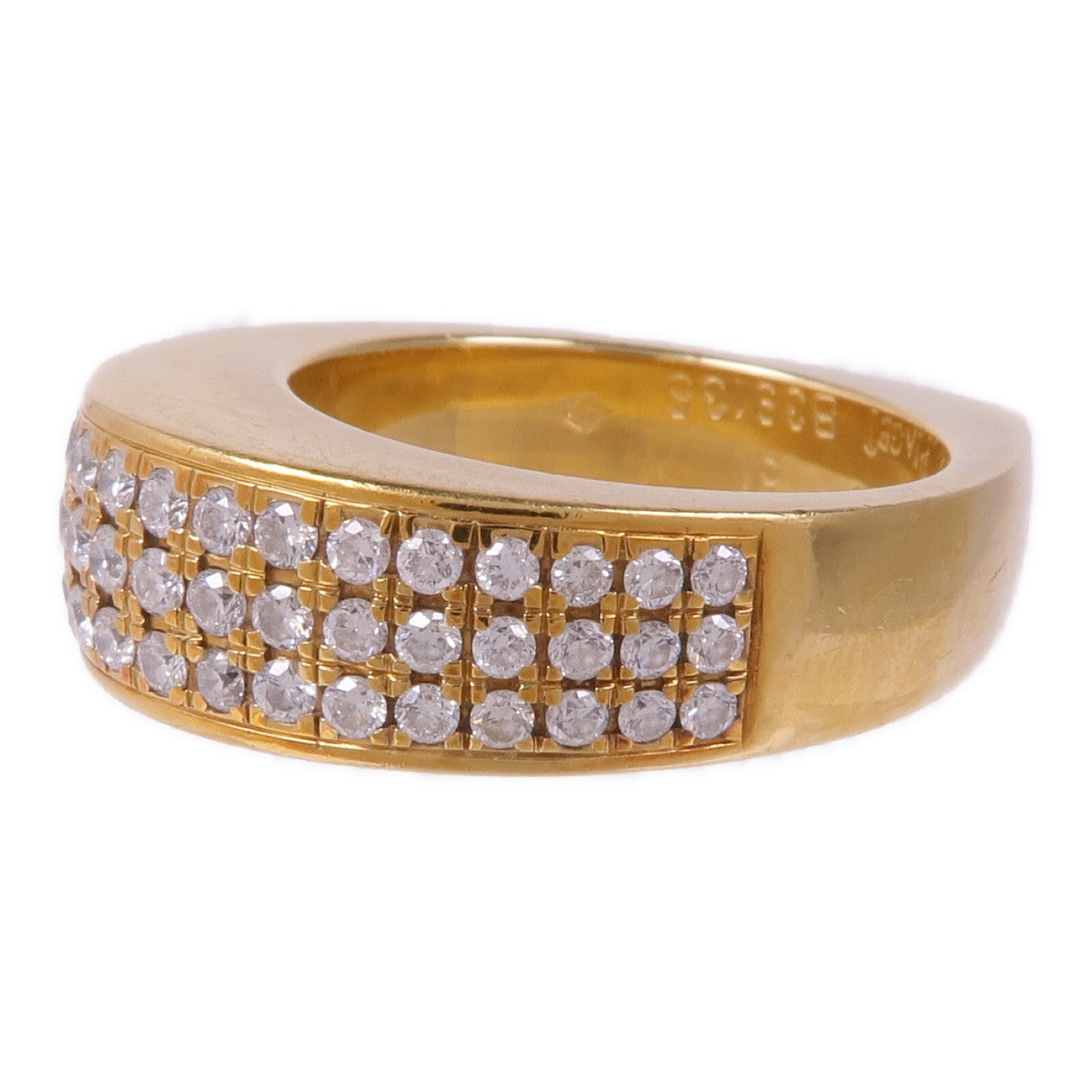 PIAGET 【激減優惠】18K黃金Diamond Ring鑽石戒指PIAGET#51/US#5.5