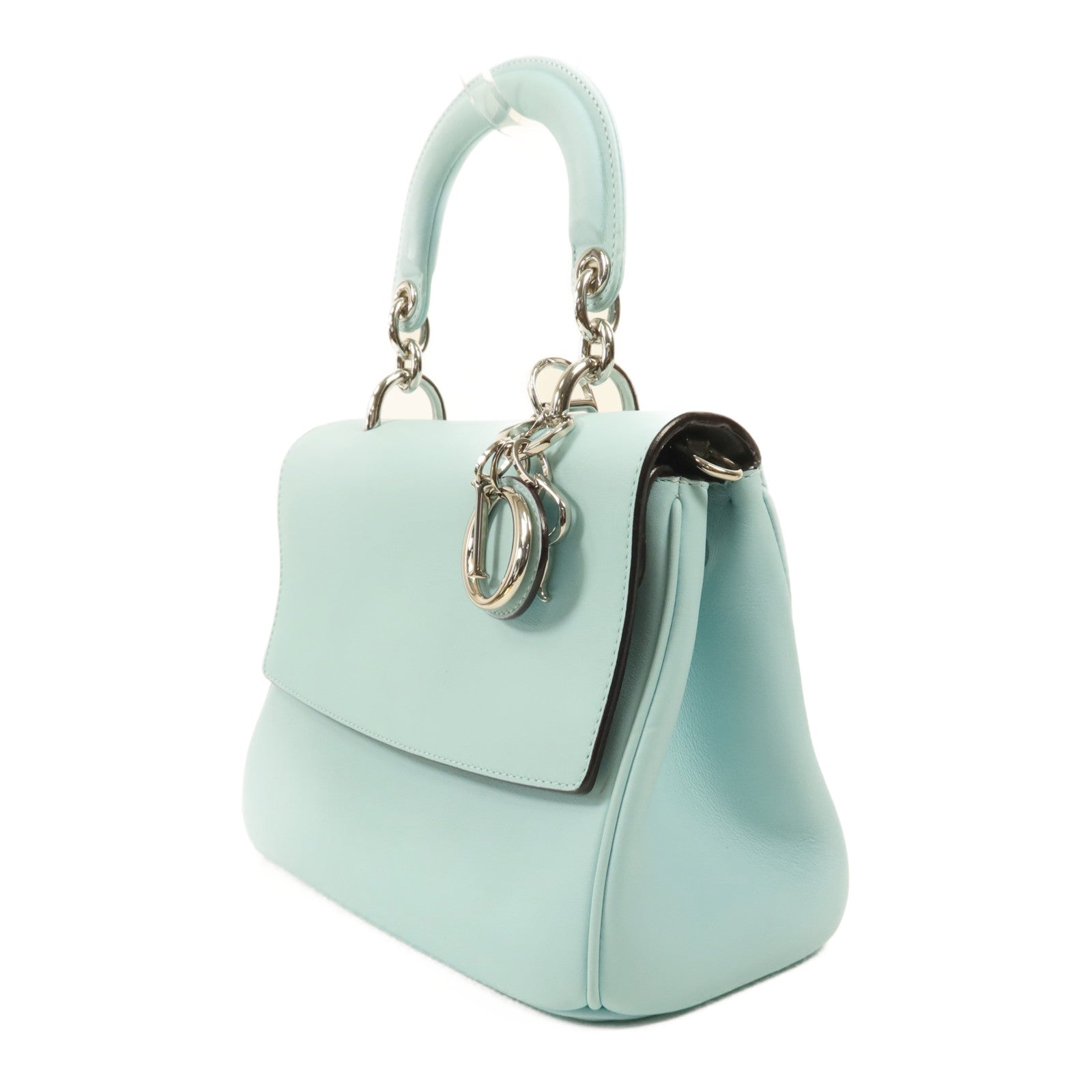 Dior 牛皮皮革Be Dior銀扣手挽肩背兩用袋