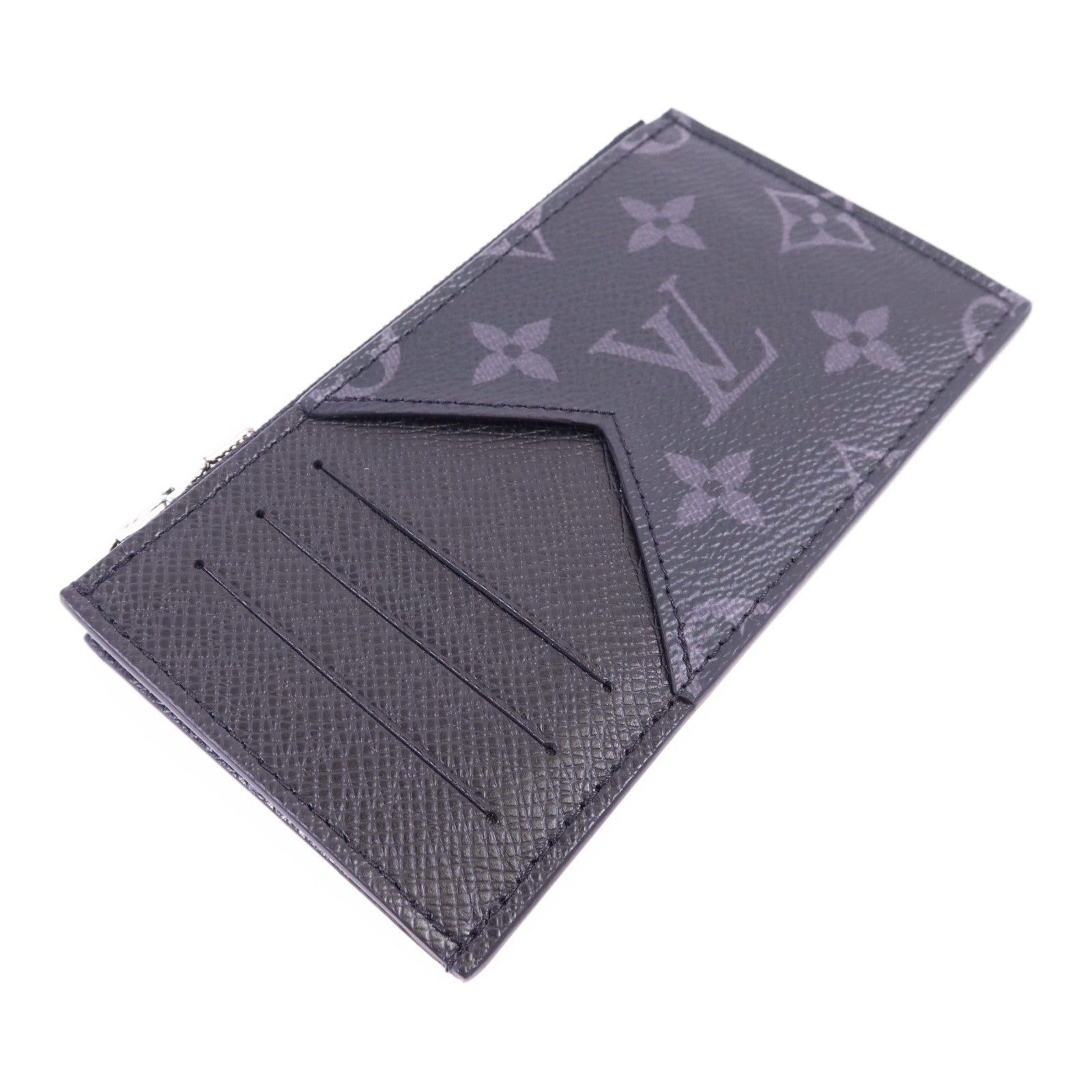 LOUIS VUITTON Taigarama Coin Card Holder銀扣零錢包/?片套
