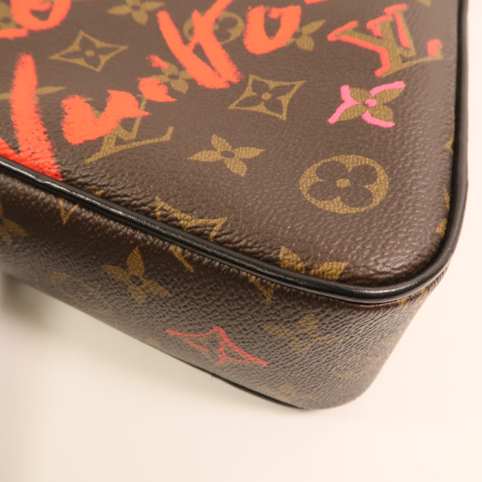LOUIS VUITTON Monogram Sac Coeur Fall In Love金扣肩背袋棕色