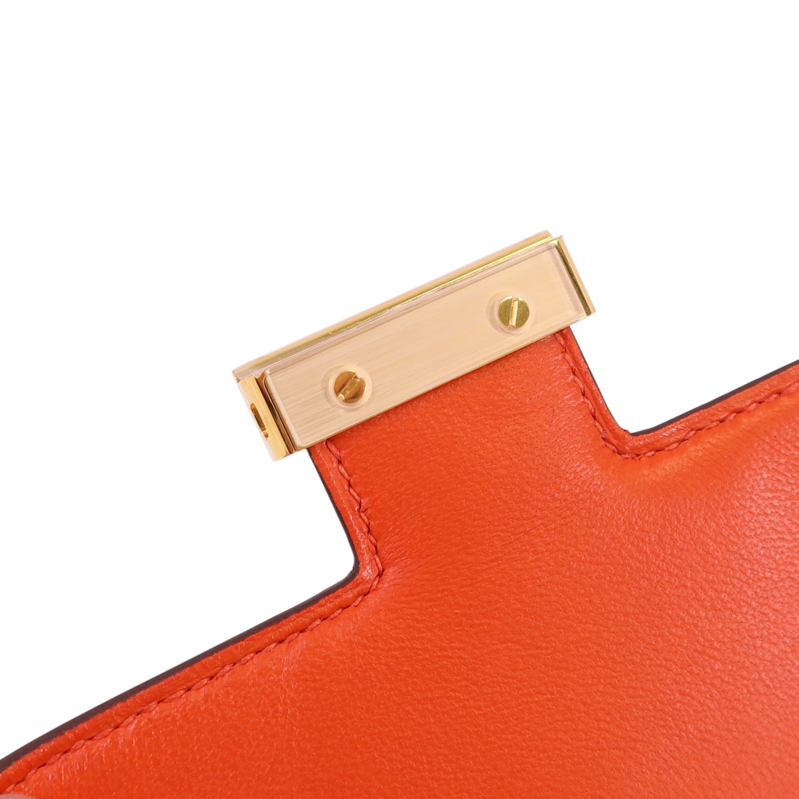 HERMES Epsom皮革Constance Mini金扣肩背袋