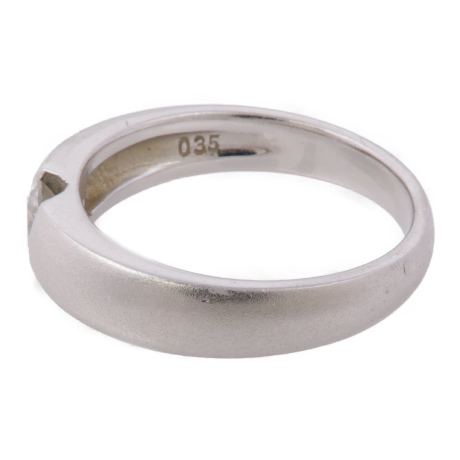 JEWELRY PT900鉑金/18K白金Diamond Ring鑽石戒指US#6.25