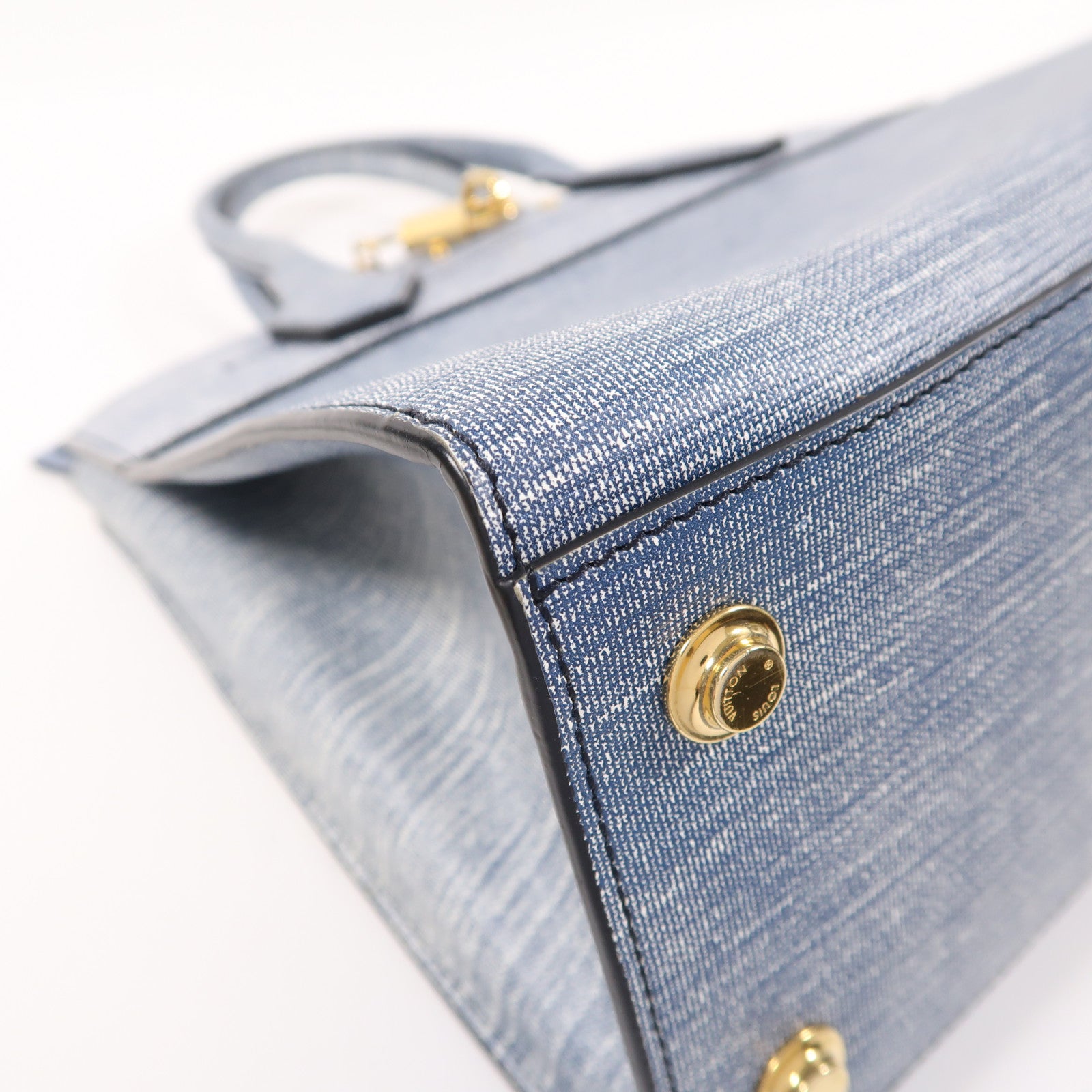 LOUIS VUITTON Epi City Steamer MM金扣手挽肩背兩用袋