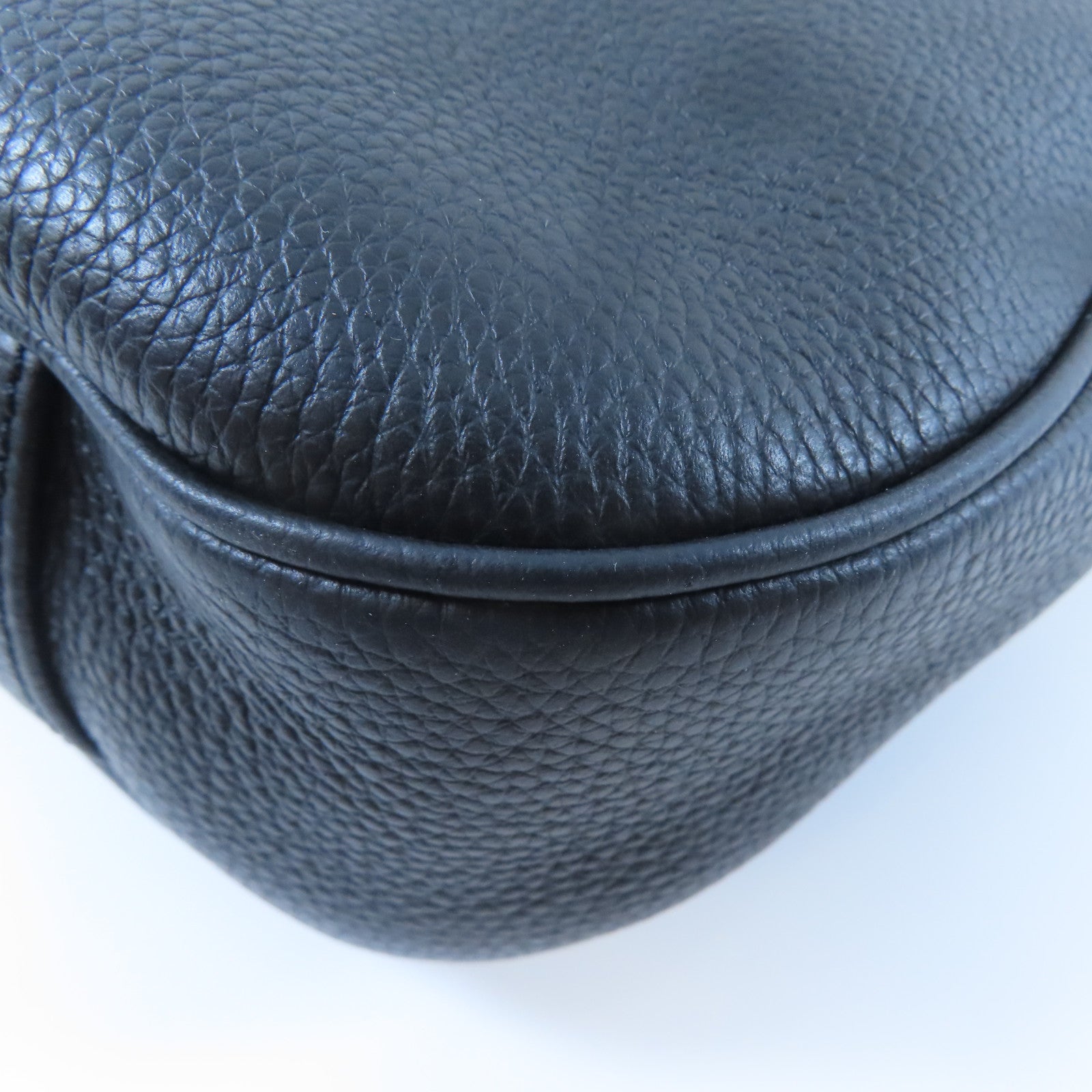 Dior 【激減優惠】牛皮皮革Saddle銀扣肩背袋黑色