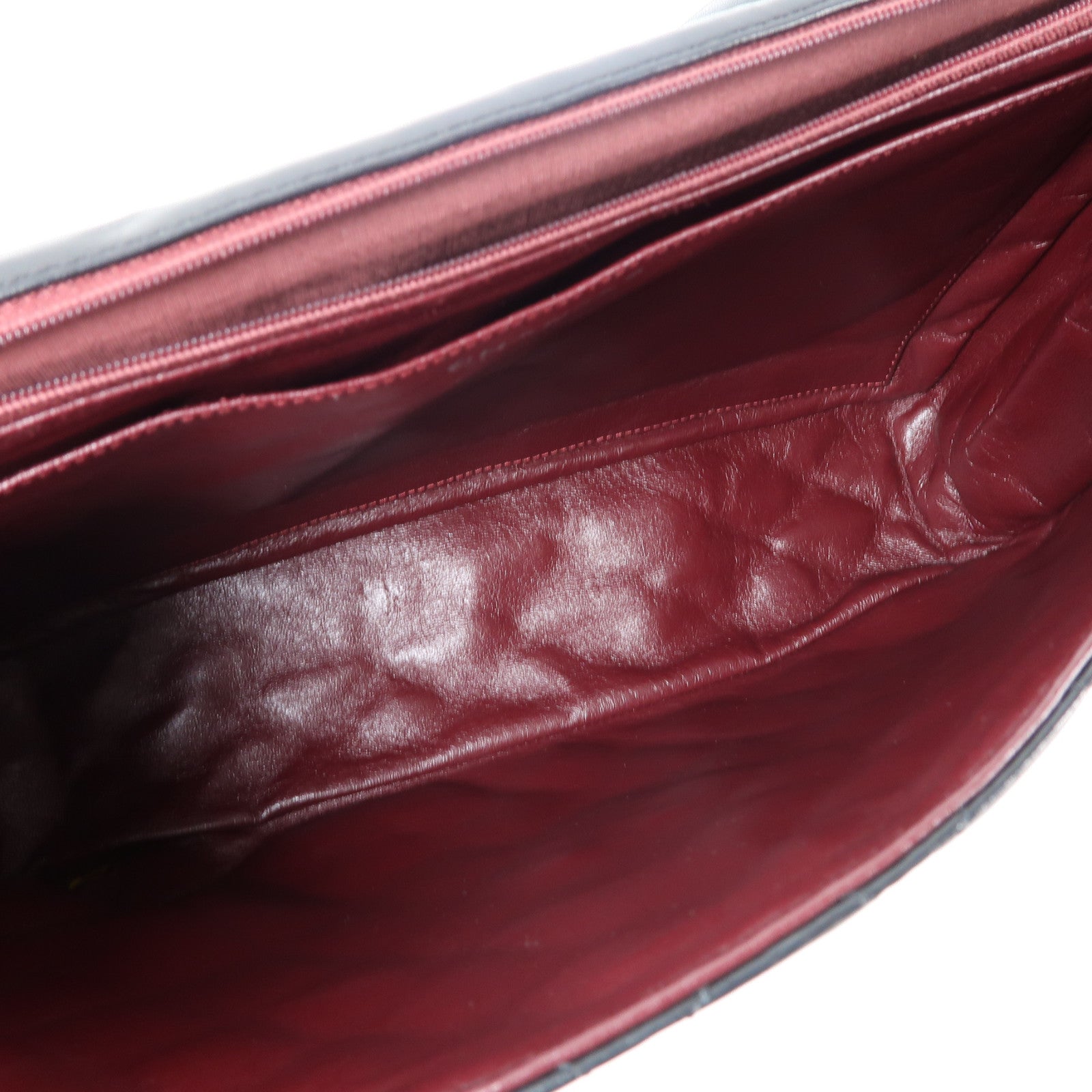 CHANEL 菱格羊皮皮革Shoulder Bag銀扣鏈帶肩背袋黑色