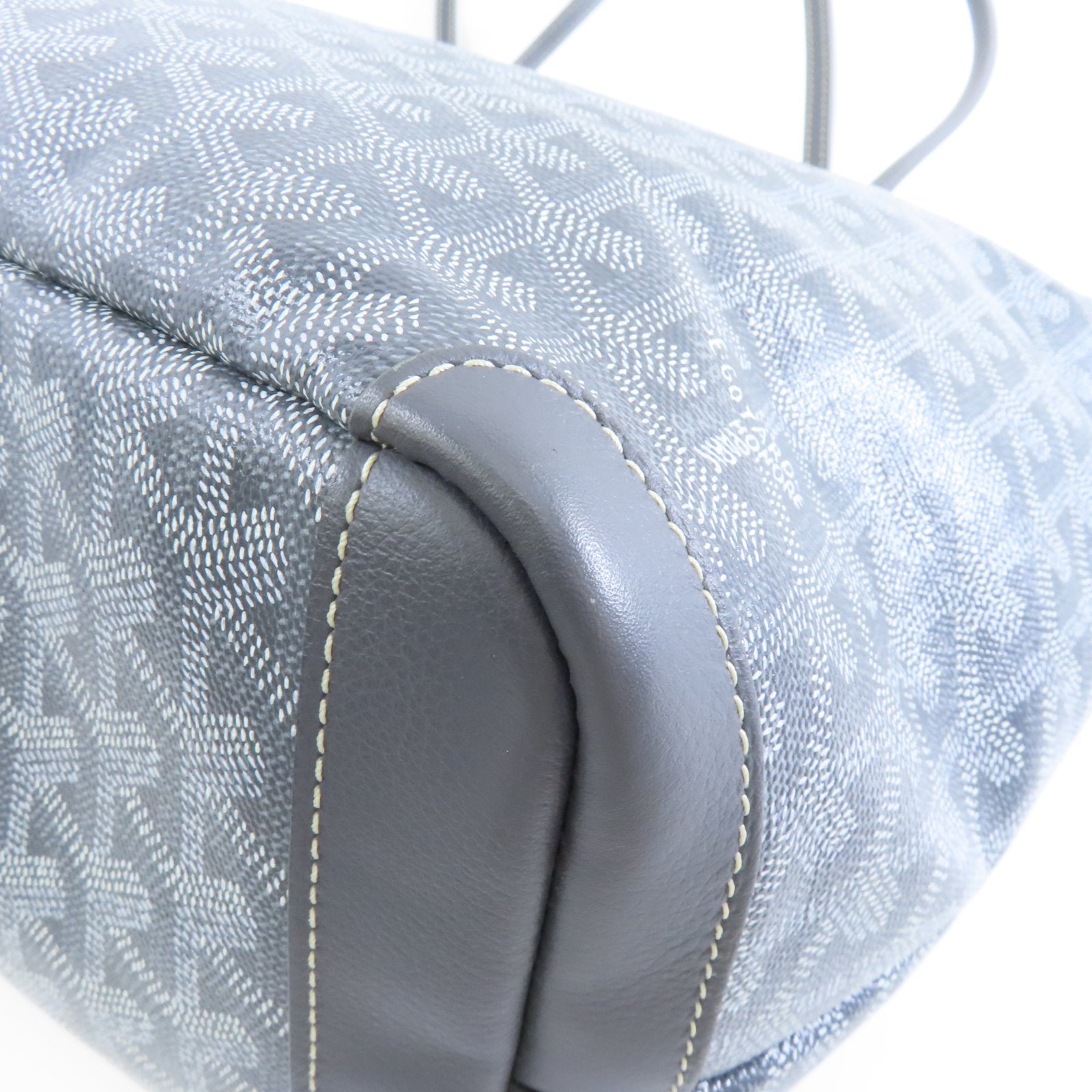 GOYARD 塗層帆布Tote Bag銀扣手挽袋灰色