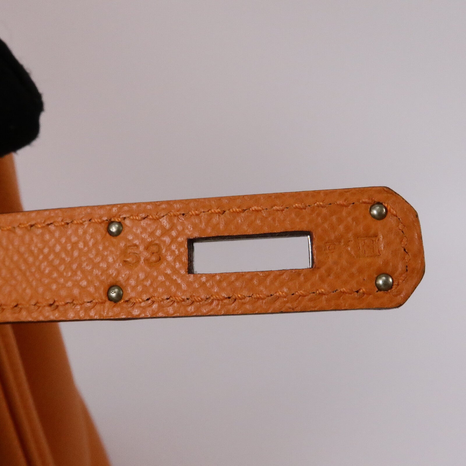 HERMES Epsom皮革Birkin 35手挽袋Orange