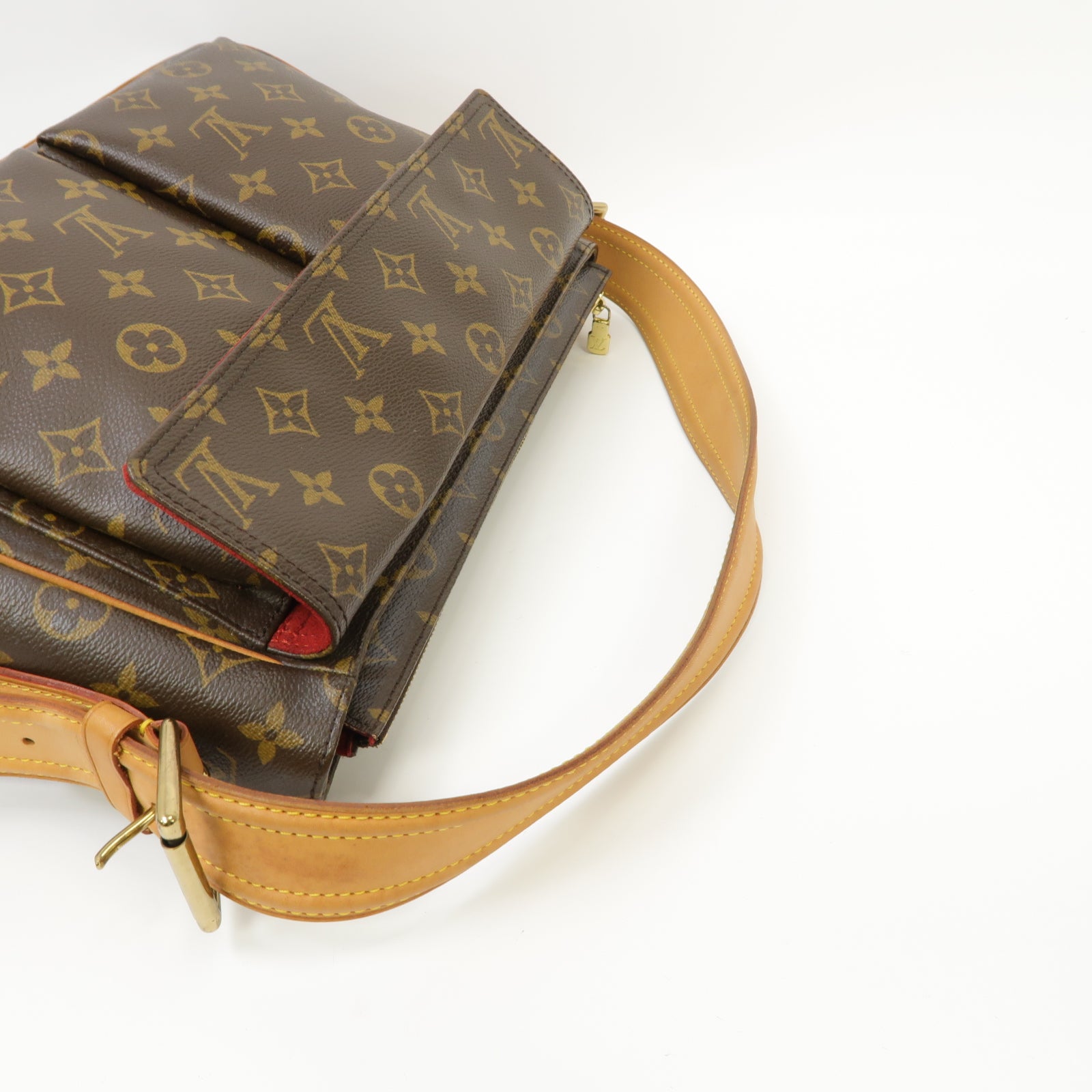 LOUIS VUITTON 【激減優惠】Monogram Viva Cite GM金扣肩背袋啡色