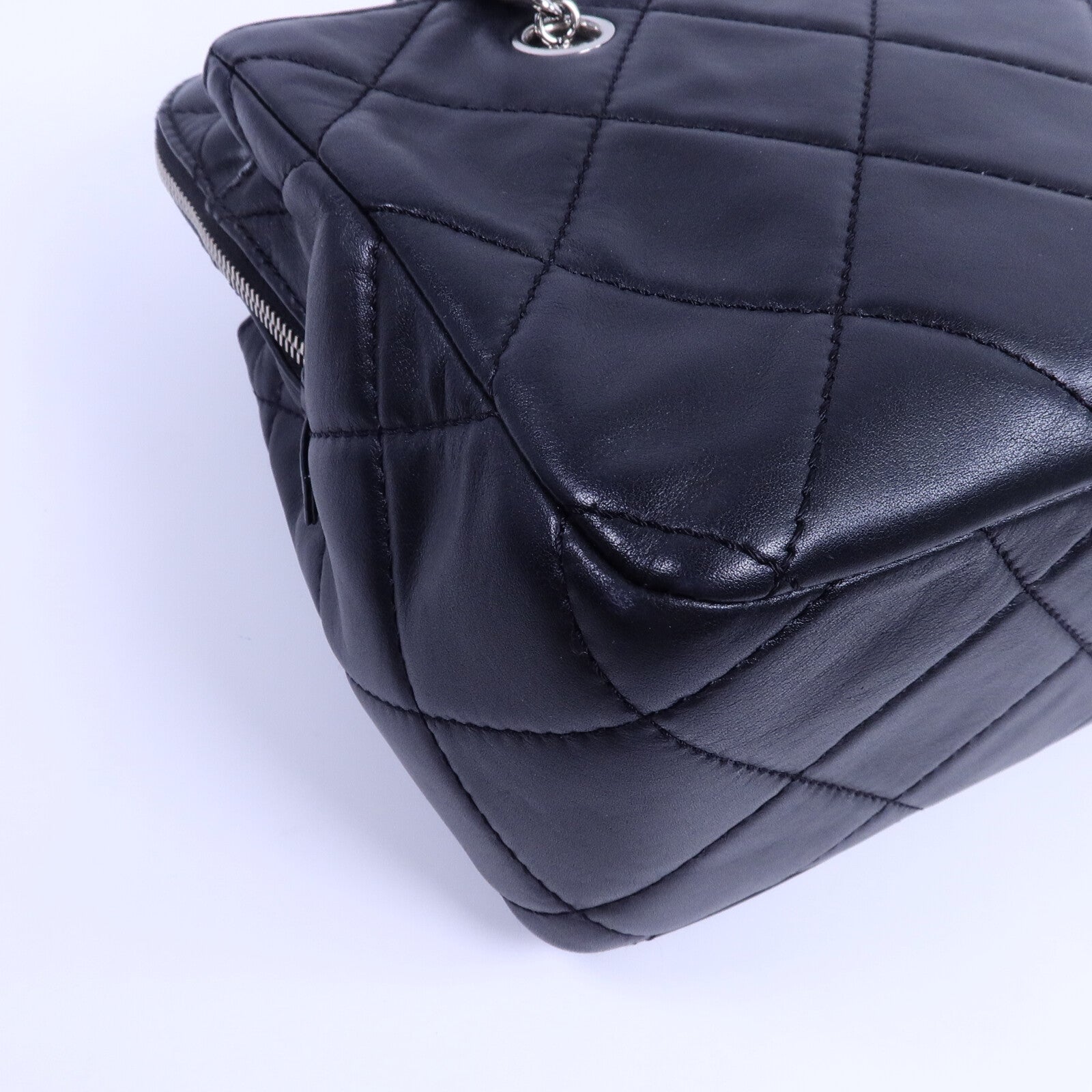 CHANEL 牛皮皮革Chain Shoulder Bag鏈帶手挽袋
