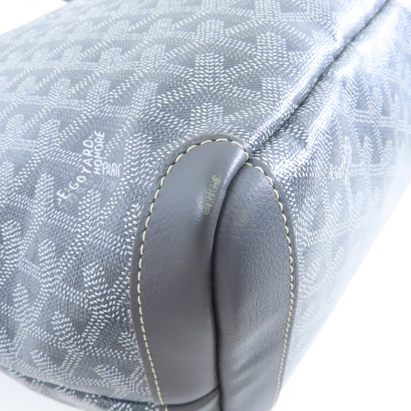 GOYARD 塗層帆布Tote Bag銀扣手挽袋灰色