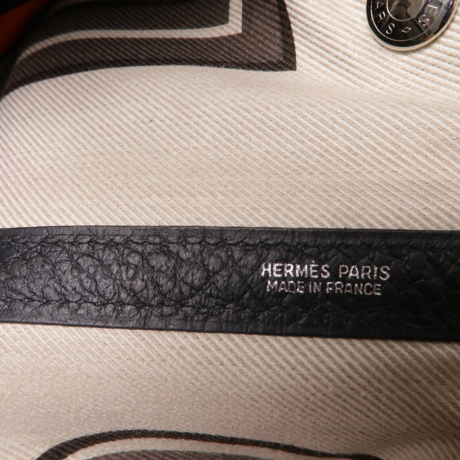 HERMES Negonda皮革Garden Party PM手挽袋Noir