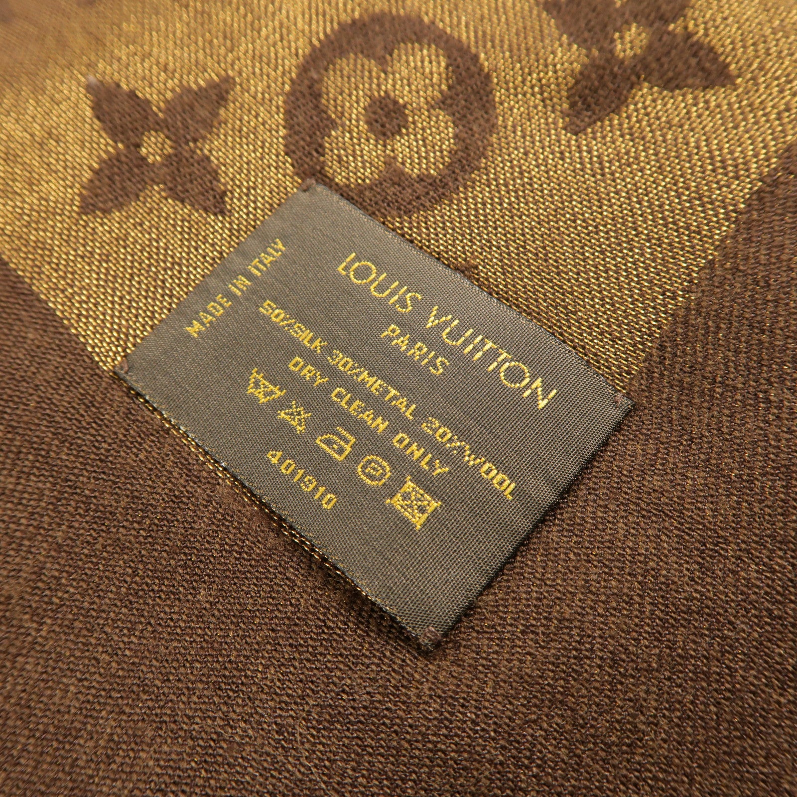 LOUIS VUITTON 絲質/羊绒Scarf圍巾