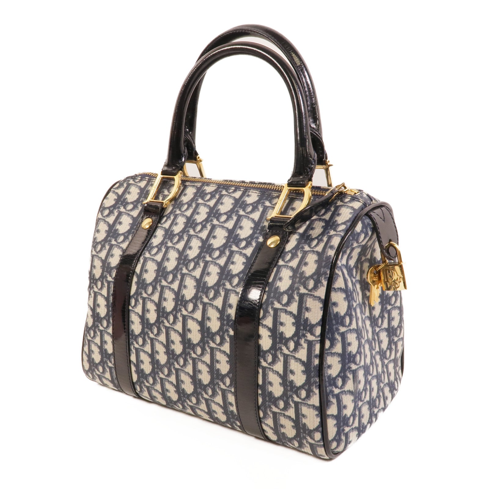 Dior 塗層帆布Vintage Boston Bag手挽袋
