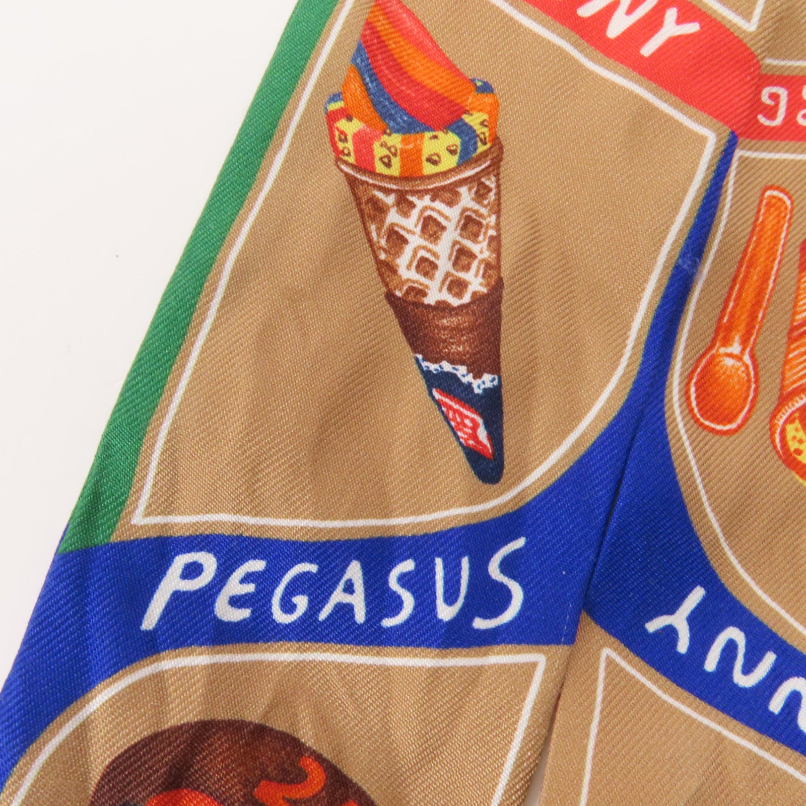 HERMES 絲質Twilly絲巾Multicolor