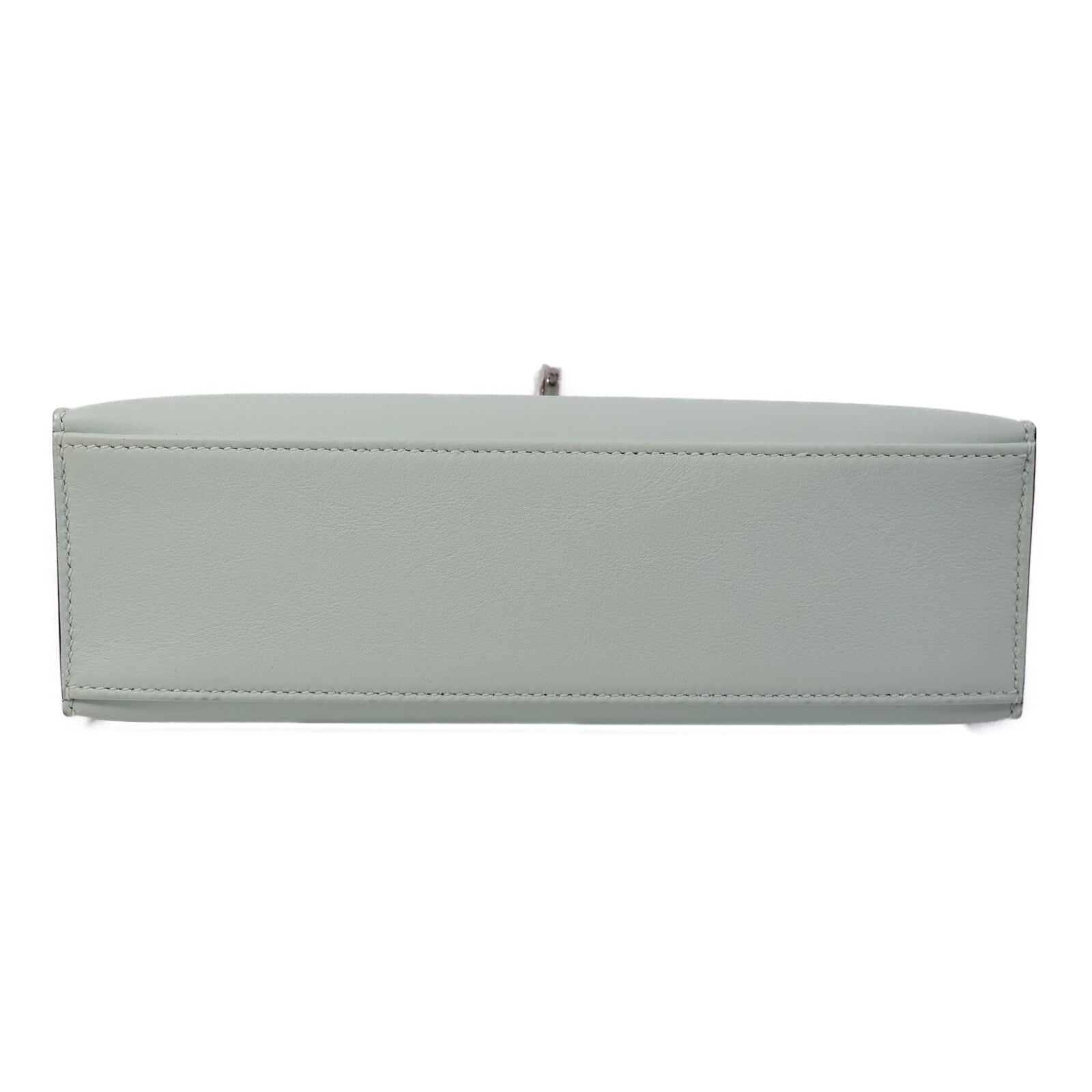 HERMES Swift皮革Kelly Pochette手挽袋Vert Fizz
