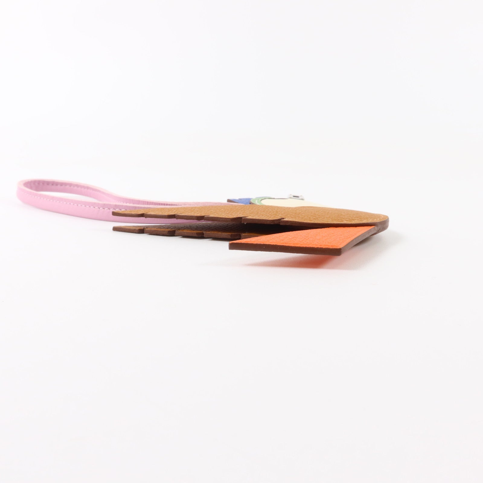 HERMES Epsom皮革/Swift皮革/Chevre皮革Birdy Charm掛飾Gold/Nata/Canopee