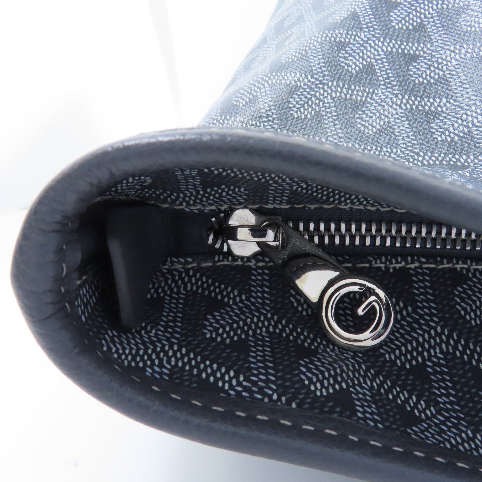 GOYARD 塗層帆布Tote Bag銀扣手挽袋灰色