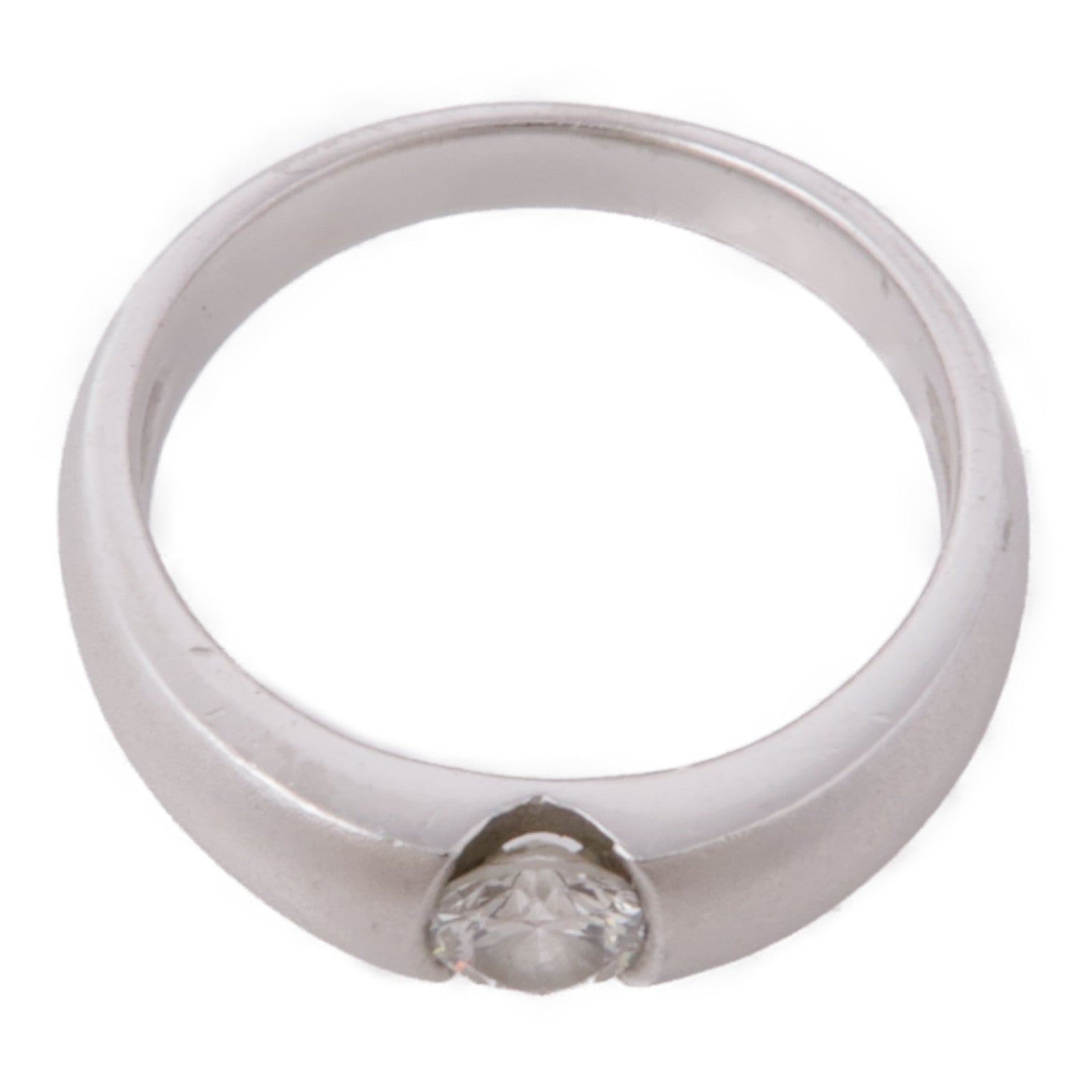 JEWELRY PT900鉑金/18K白金Diamond Ring鑽石戒指US#6.25