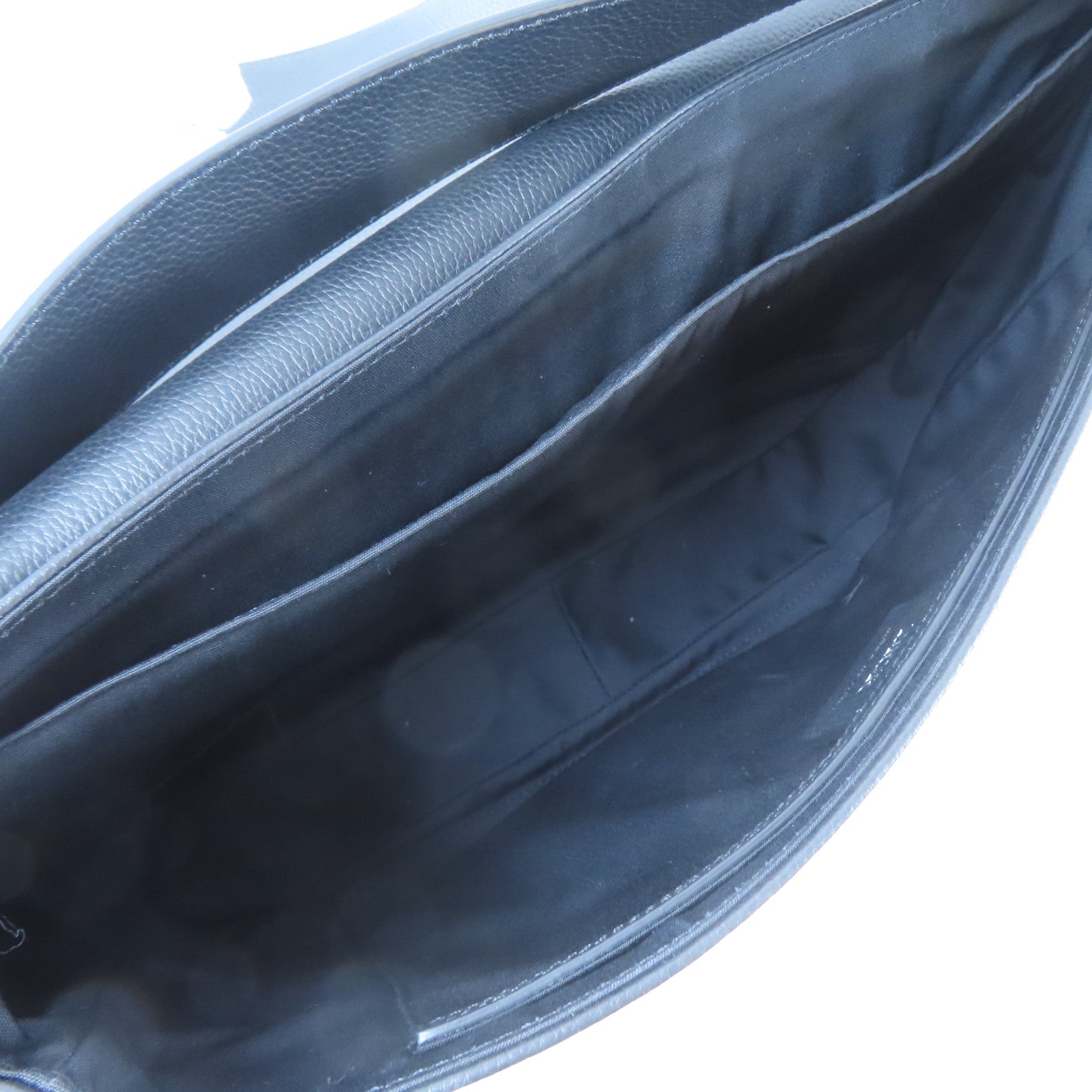 Dior 【激減優惠】牛皮皮革Saddle銀扣肩背袋黑色