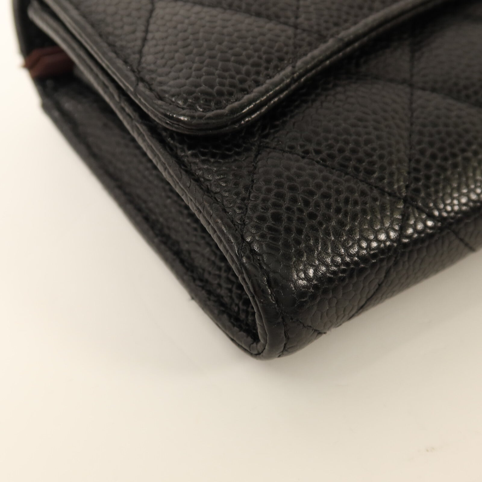 CHANEL 牛皮皮革Classic Long Wallet金扣長錢包