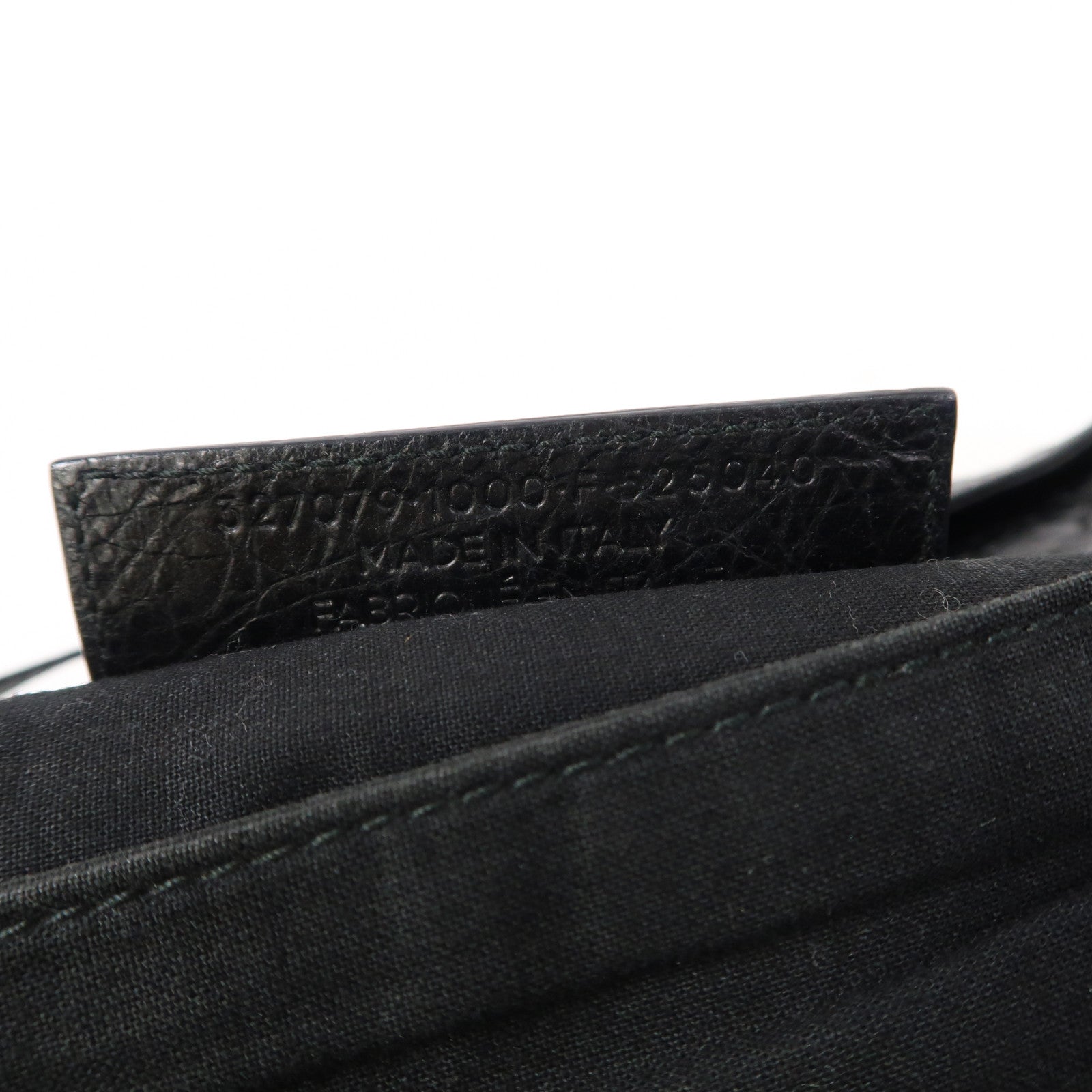 BALENCIAGA 牛皮皮革Giant Envelope金扣肩背袋黑色