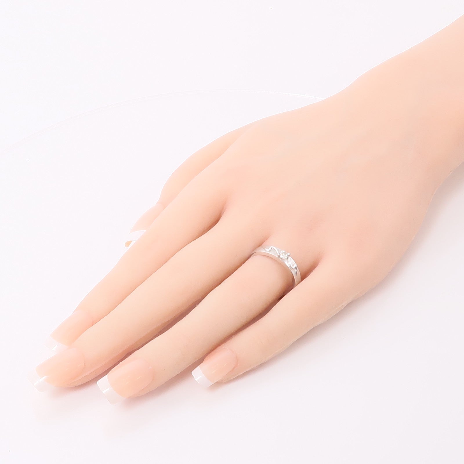 JEWELRY 18K白金Diamond Ring鑽石戒指US#9