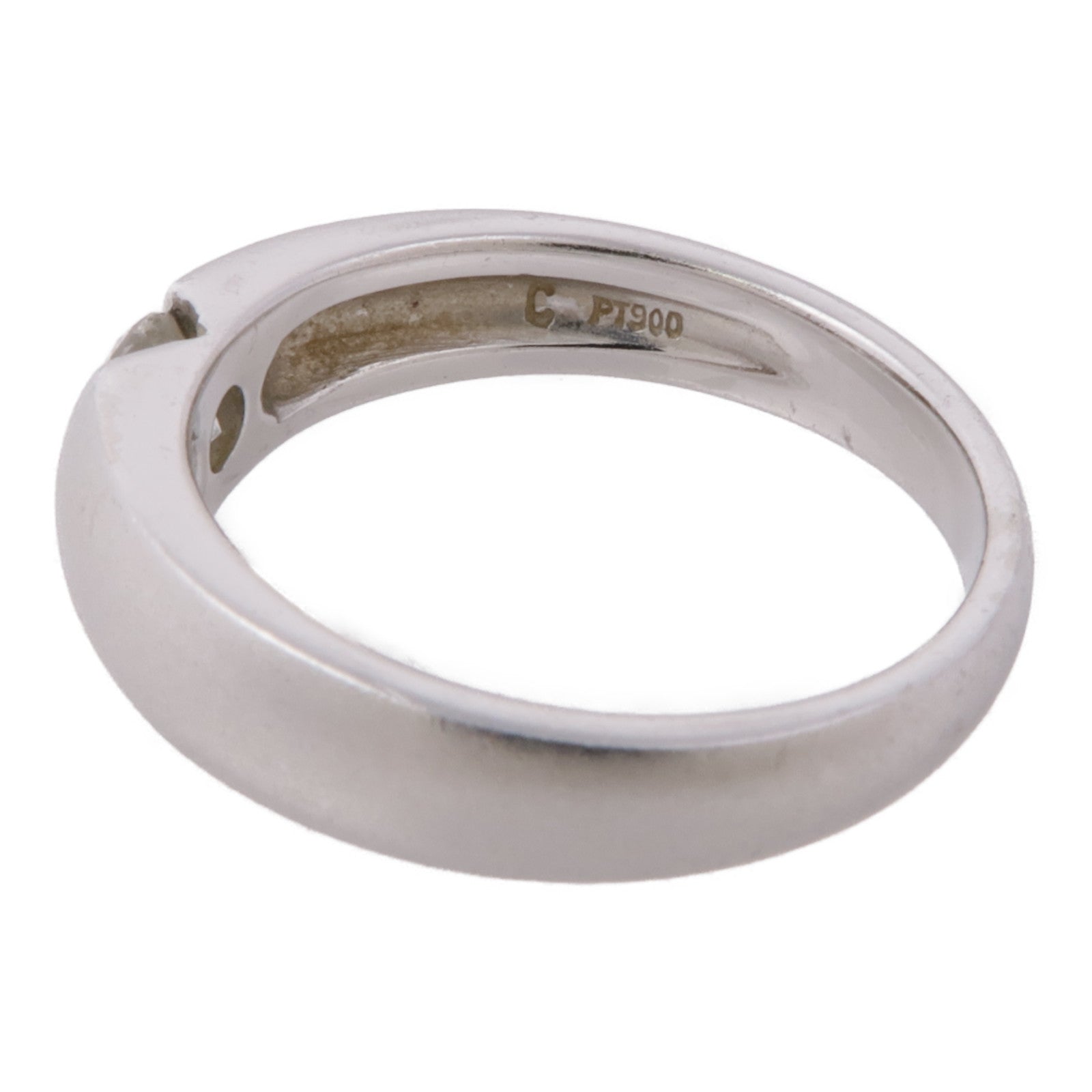 JEWELRY PT900鉑金/18K白金Diamond Ring鑽石戒指US#6.25