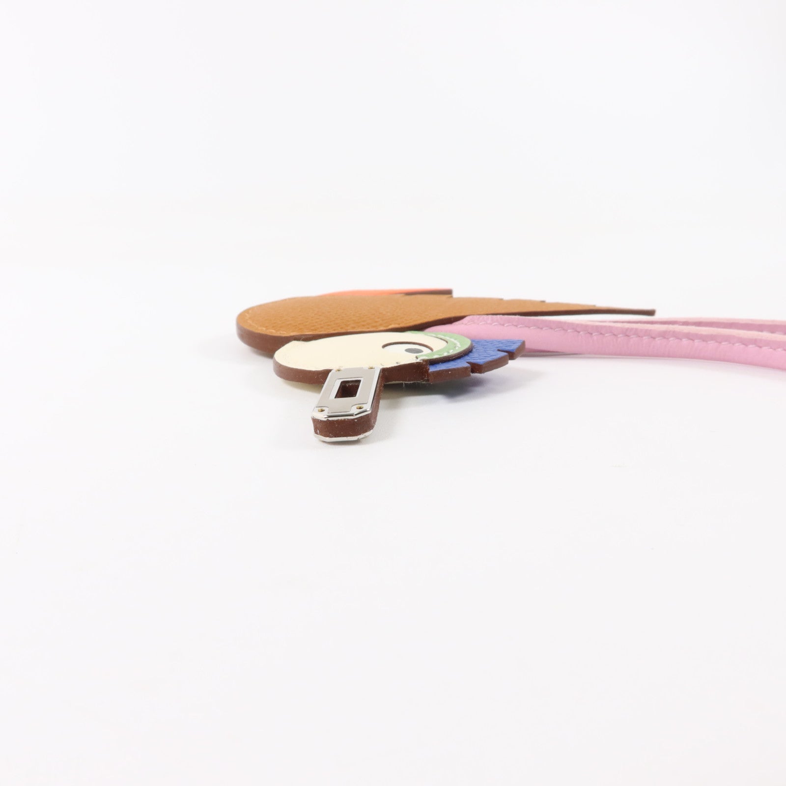 HERMES Epsom皮革/Swift皮革/Chevre皮革Birdy Charm掛飾Gold/Nata/Canopee