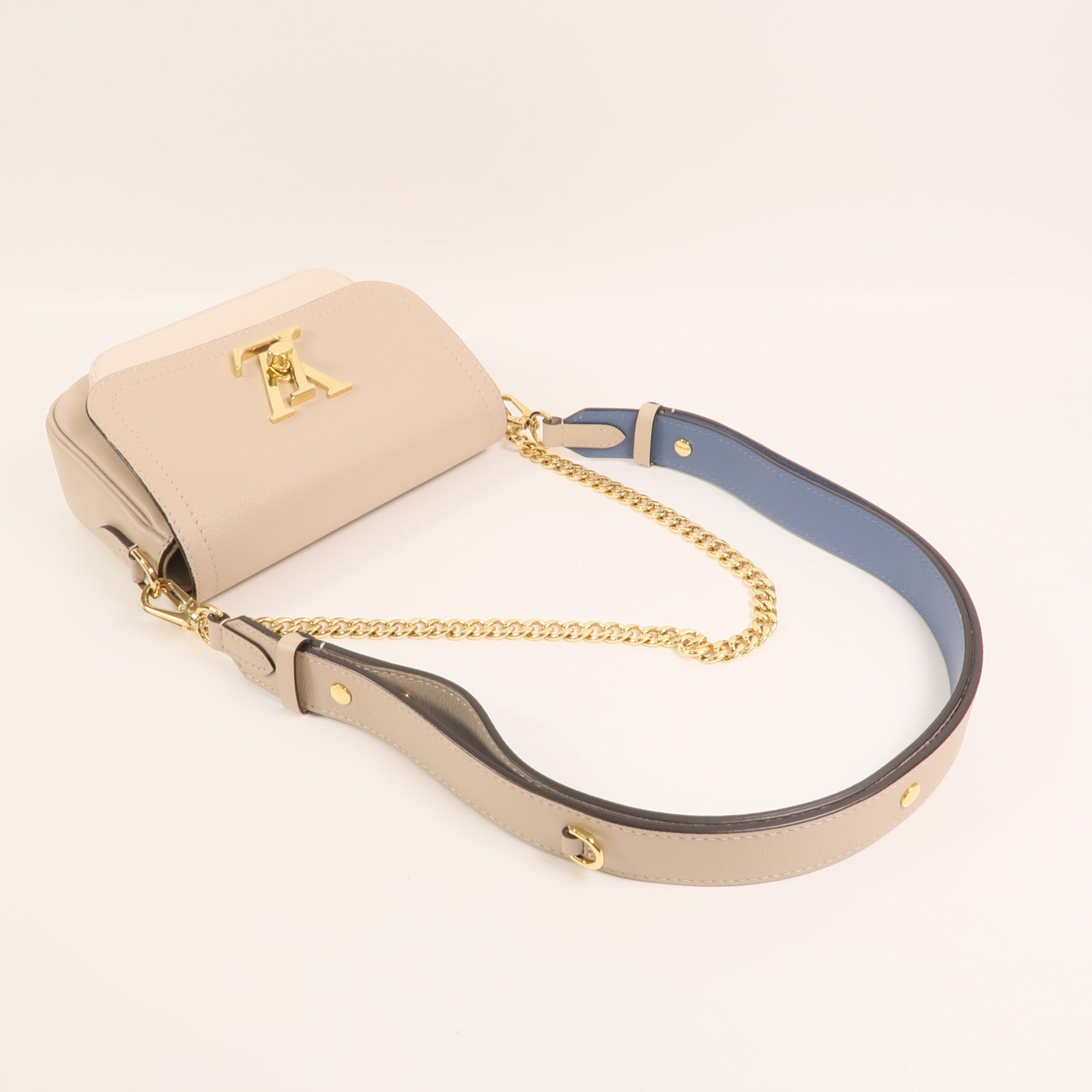LOUIS VUITTON 【激減優惠】牛皮皮革Lockme Tender金扣手挽肩背兩用袋