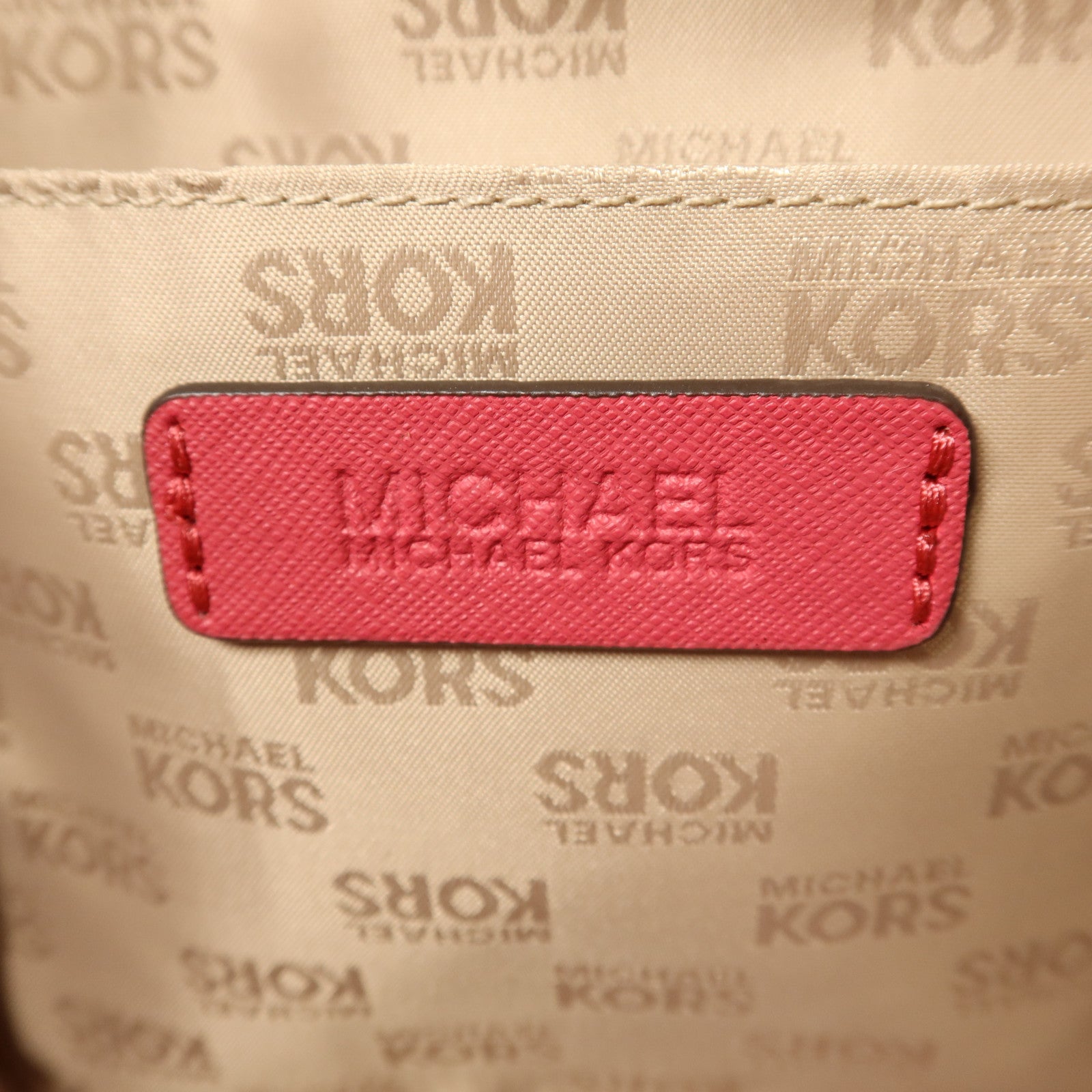 Michael Kors 牛皮皮革Shoulder Bag金扣肩背袋