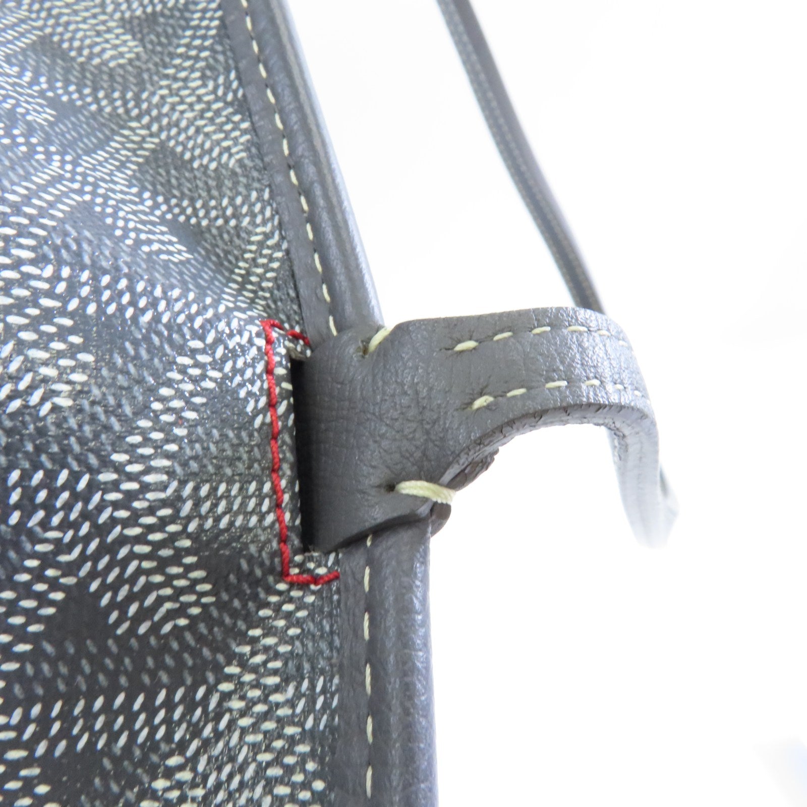 GOYARD 塗層帆布Tote Bag銀扣手挽袋灰色