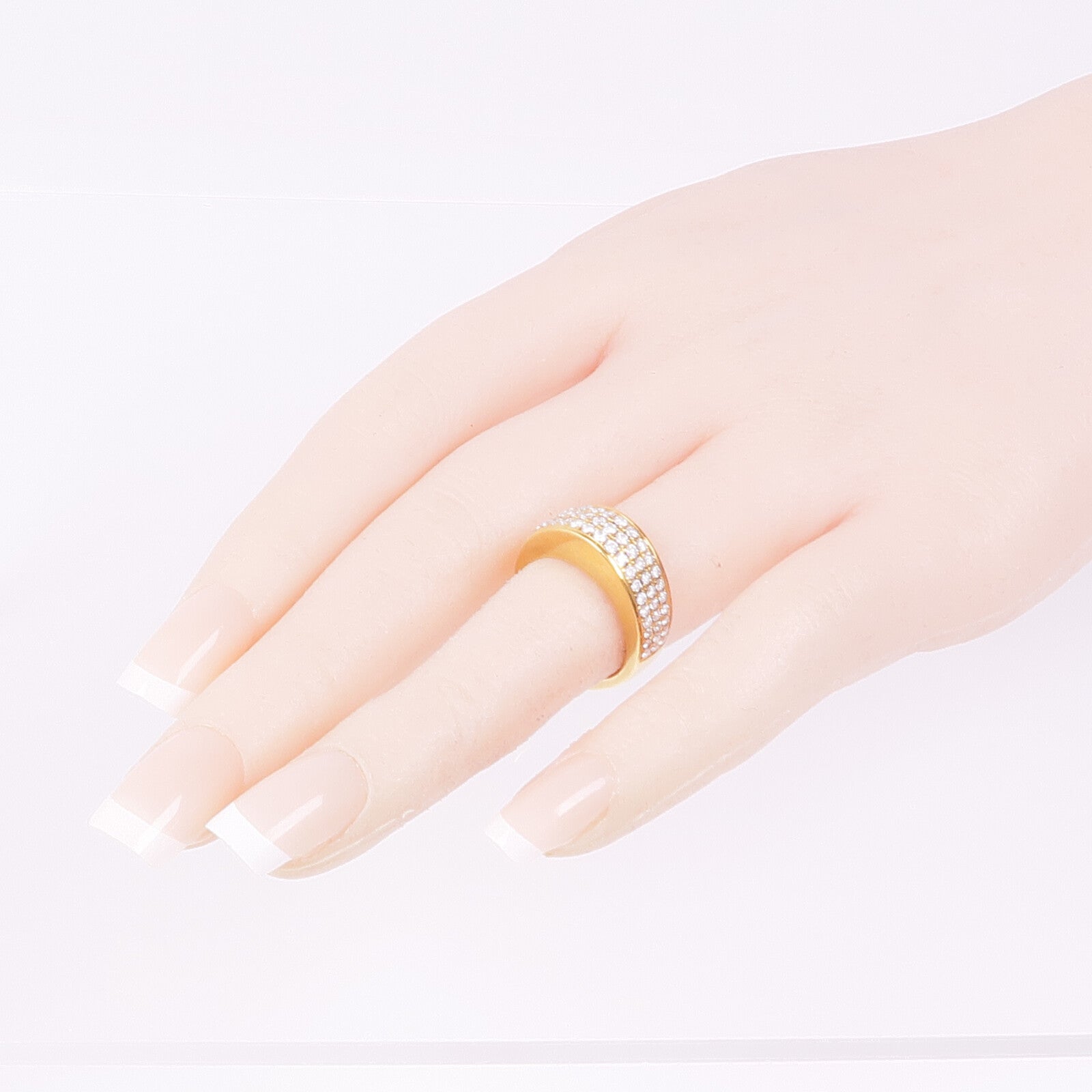 PIAGET 【激減優惠】18K黃金Diamond Ring鑽石戒指PIAGET#51/US#5.5