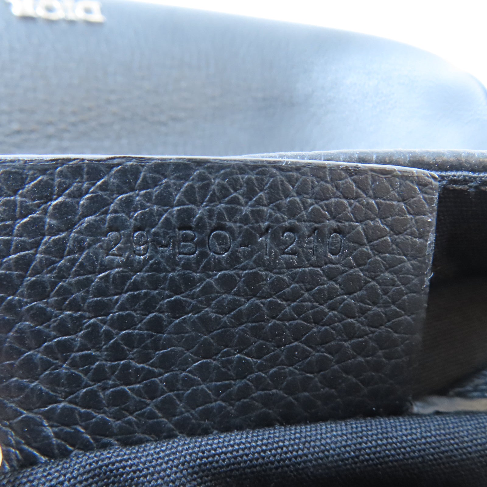 Dior 【激減優惠】牛皮皮革Saddle銀扣肩背袋黑色
