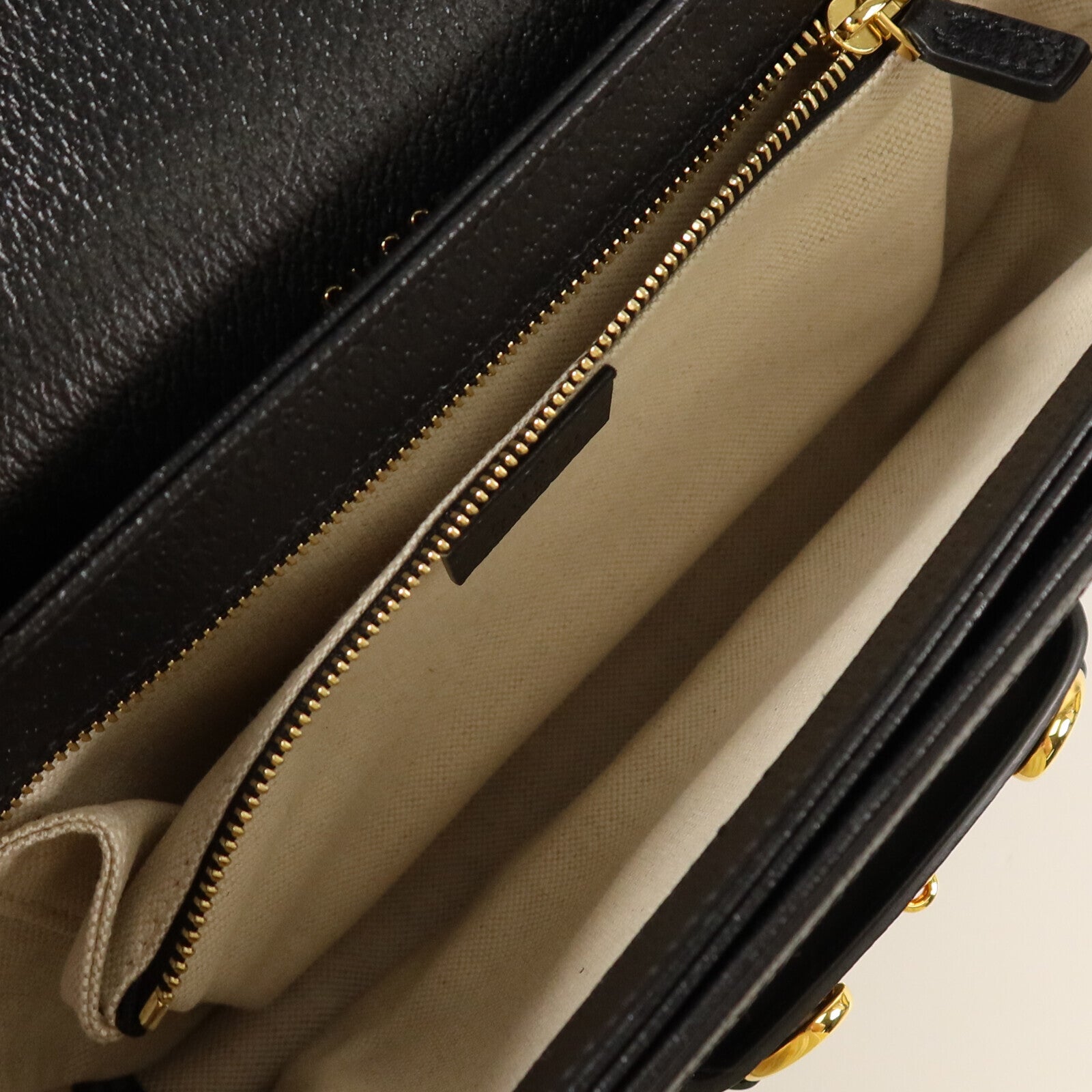 GUCCI GG帆布Horsebit 1955金扣肩背袋
