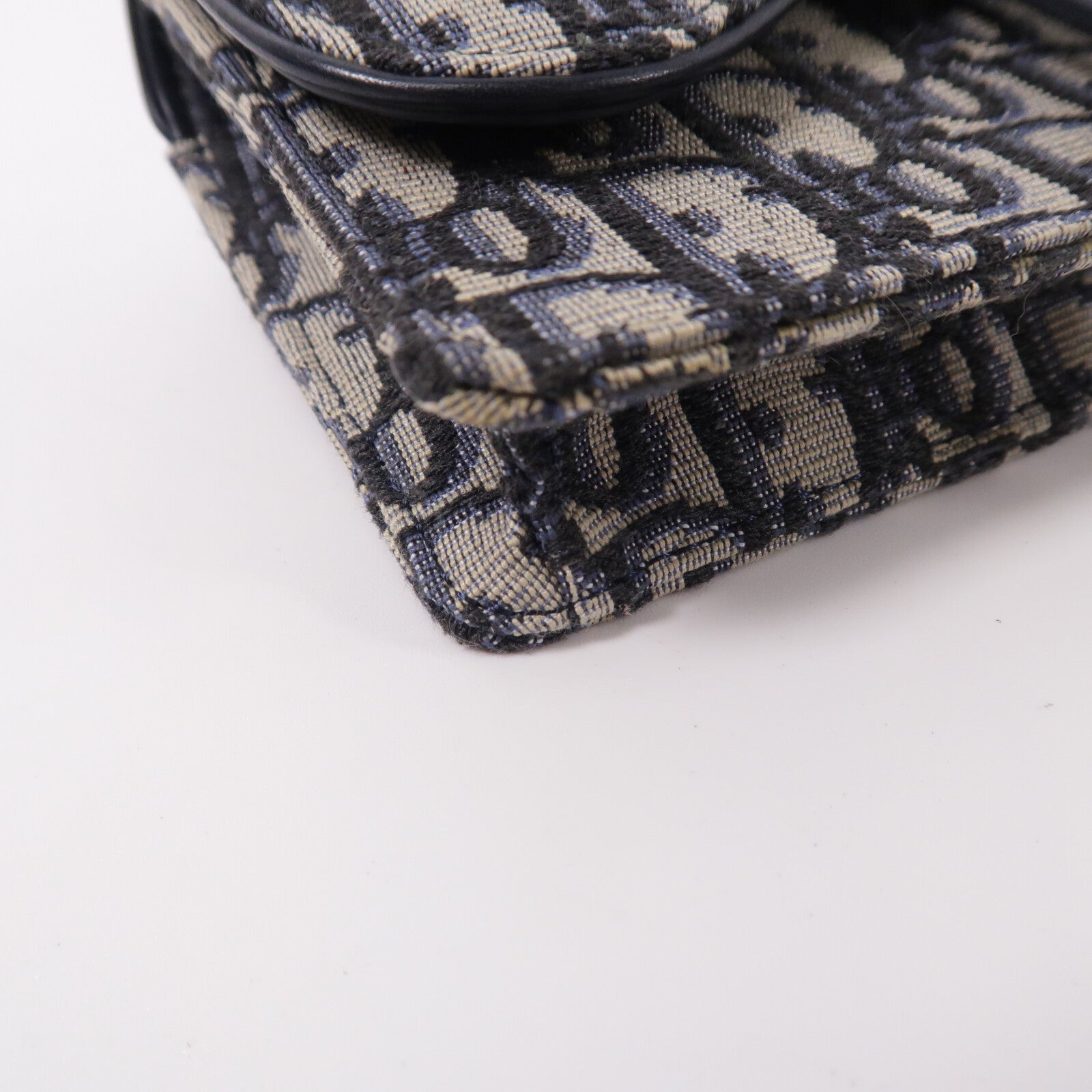 Dior 帆布Oblique Saddle Belt Bag腰包