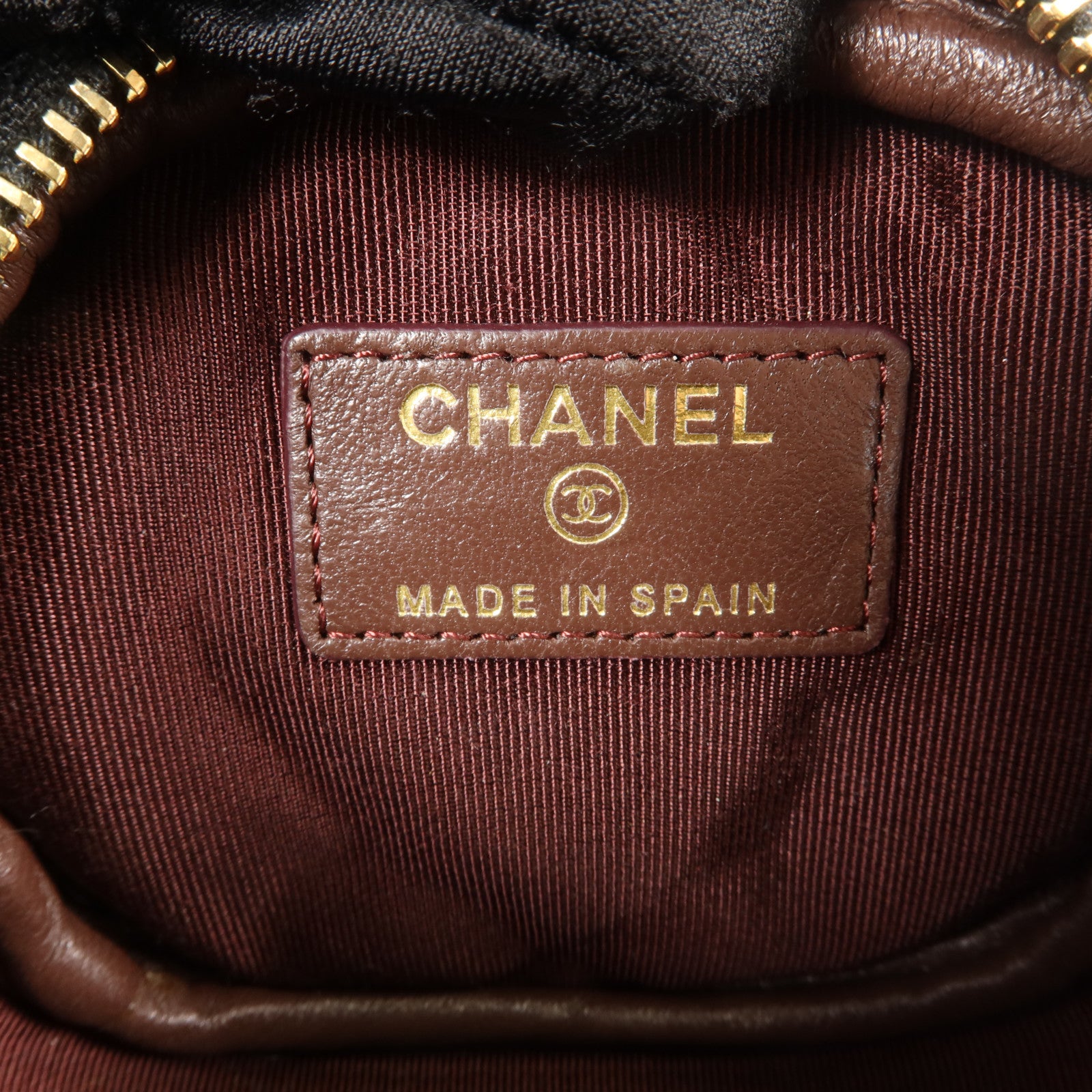 CHANEL 羊皮皮革Classic Round Coin Purse金扣零錢包