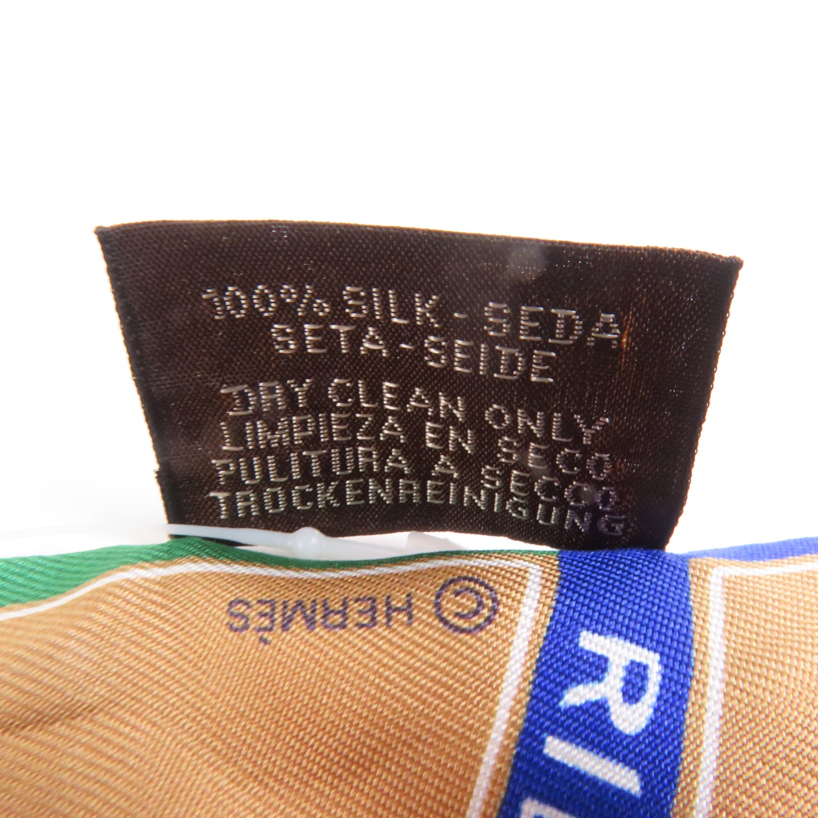 HERMES 絲質Twilly絲巾Multicolor