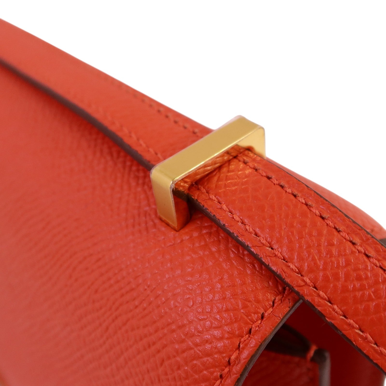 HERMES Epsom皮革Constance Mini金扣肩背袋