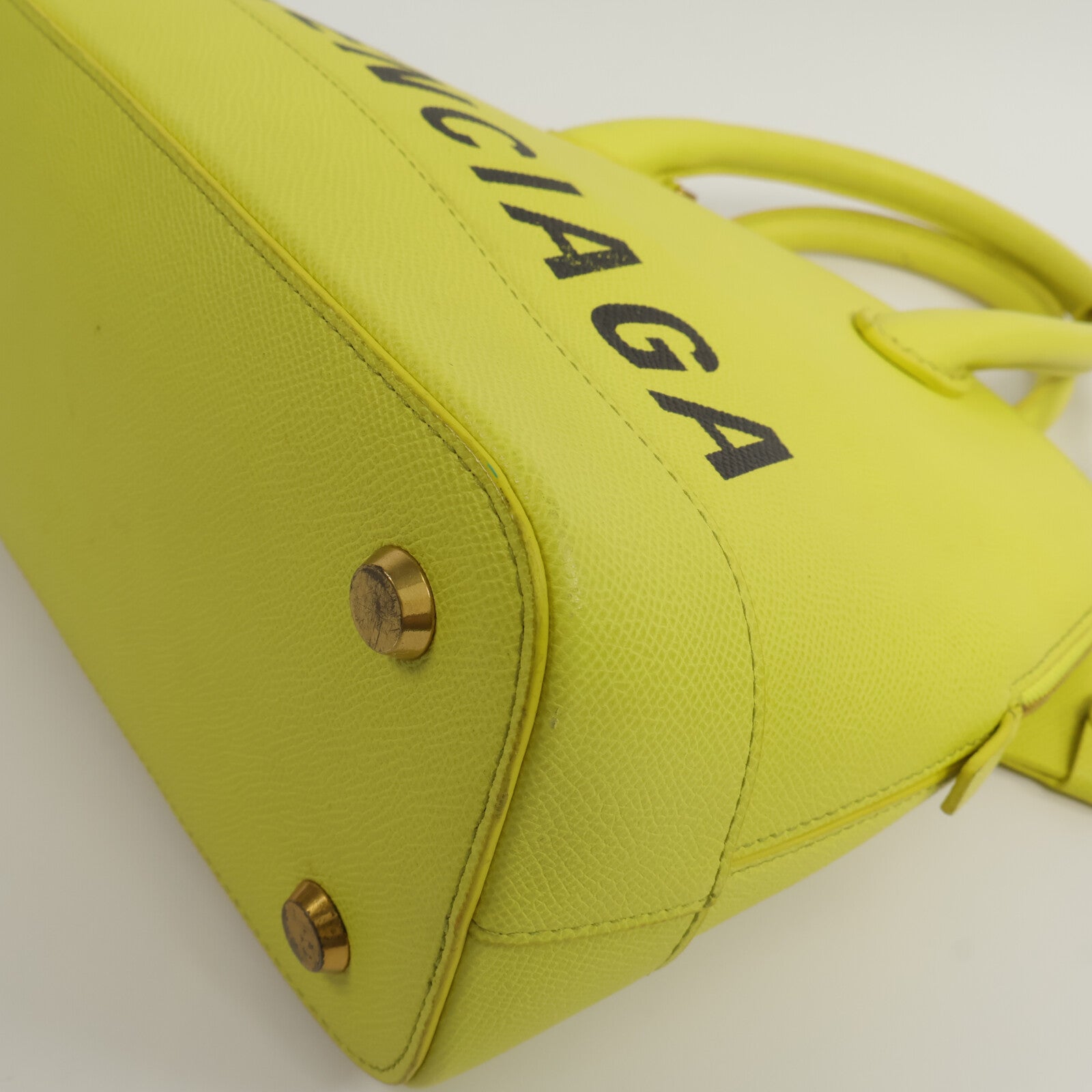 BALENCIAGA 牛皮皮革Ville Top Handle Small手挽袋