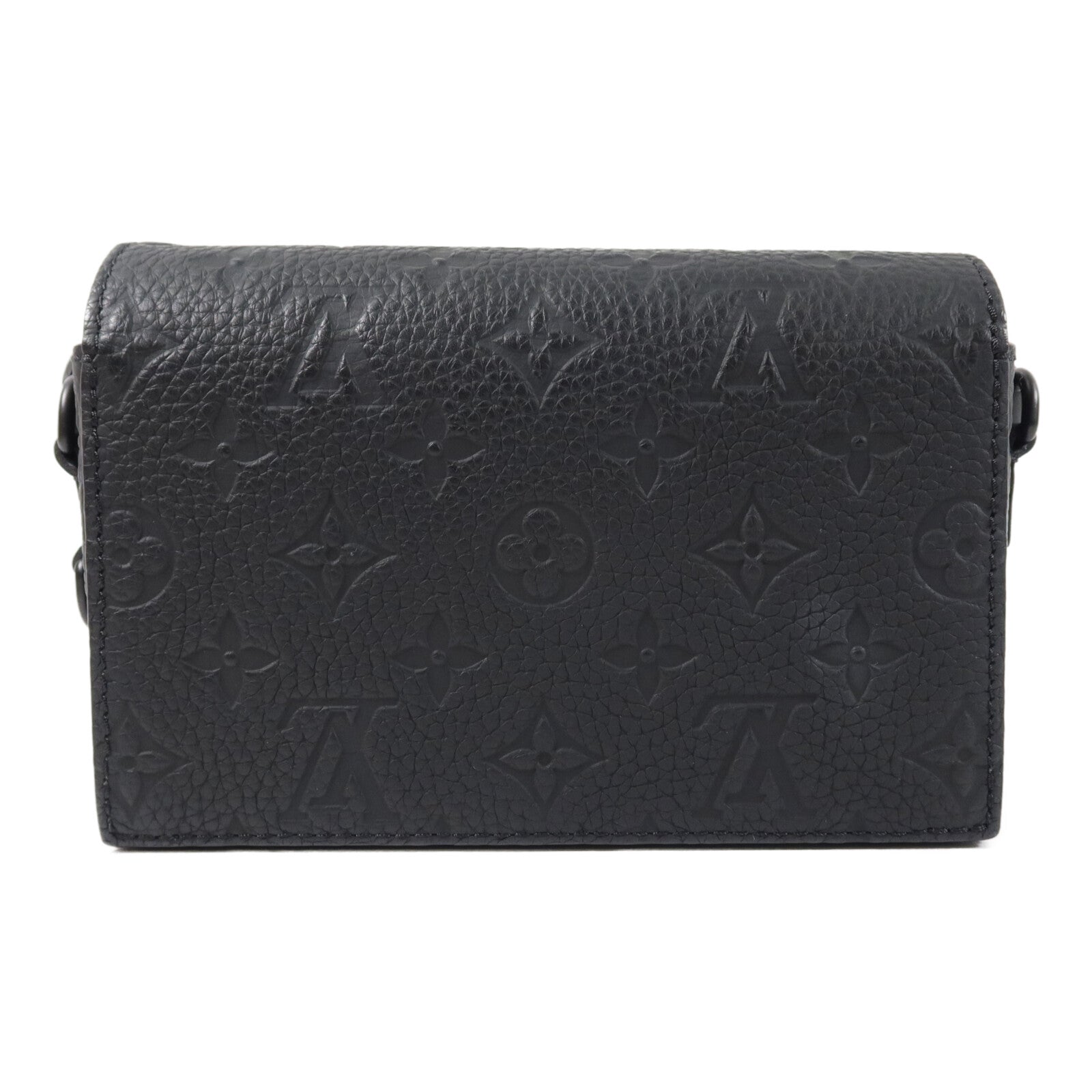 LOUIS VUITTON Monogram Taurillon Steamer Wearable Wallet扣肩背袋