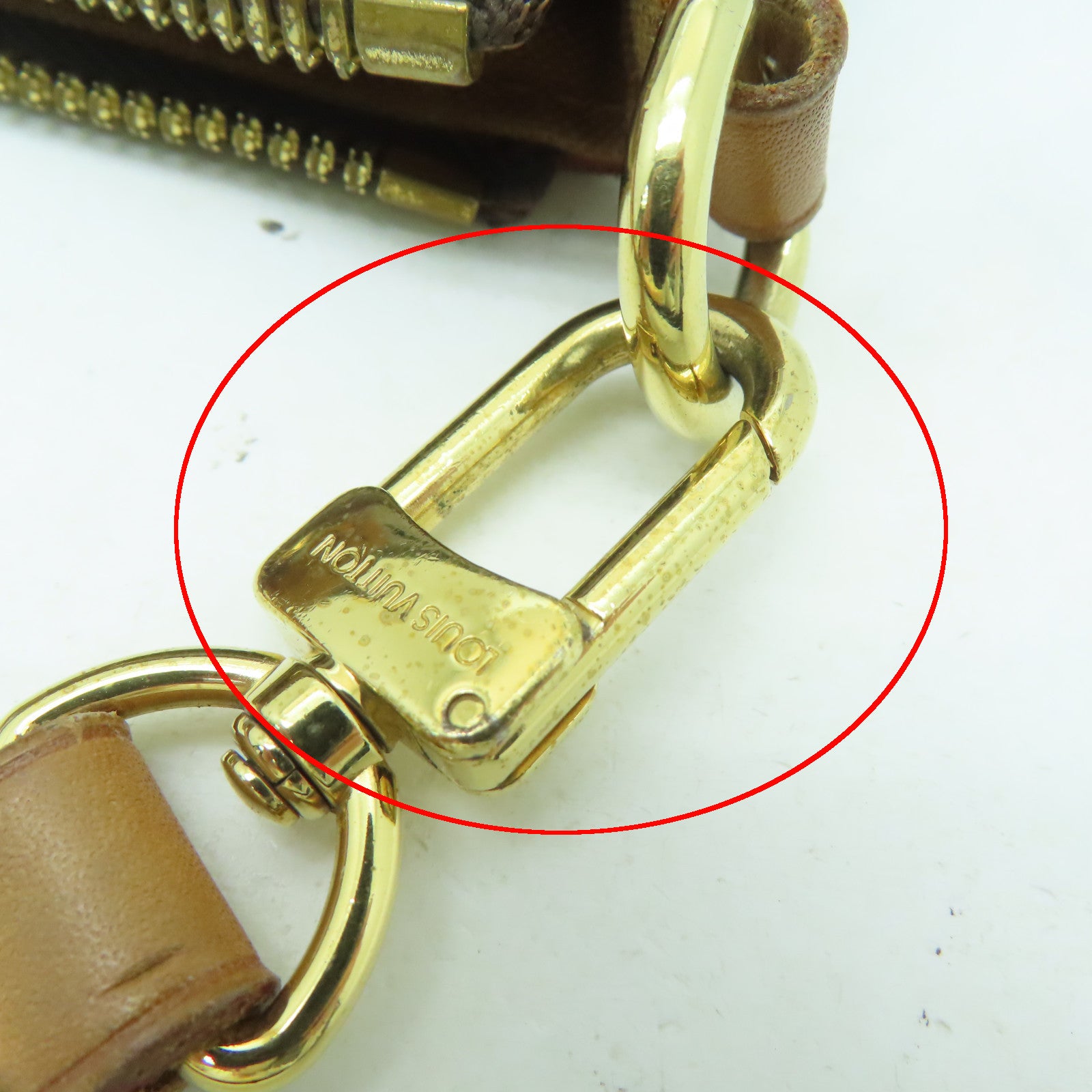 LOUIS VUITTON Monogram Palermo PM金扣手挽肩背兩用袋啡色
