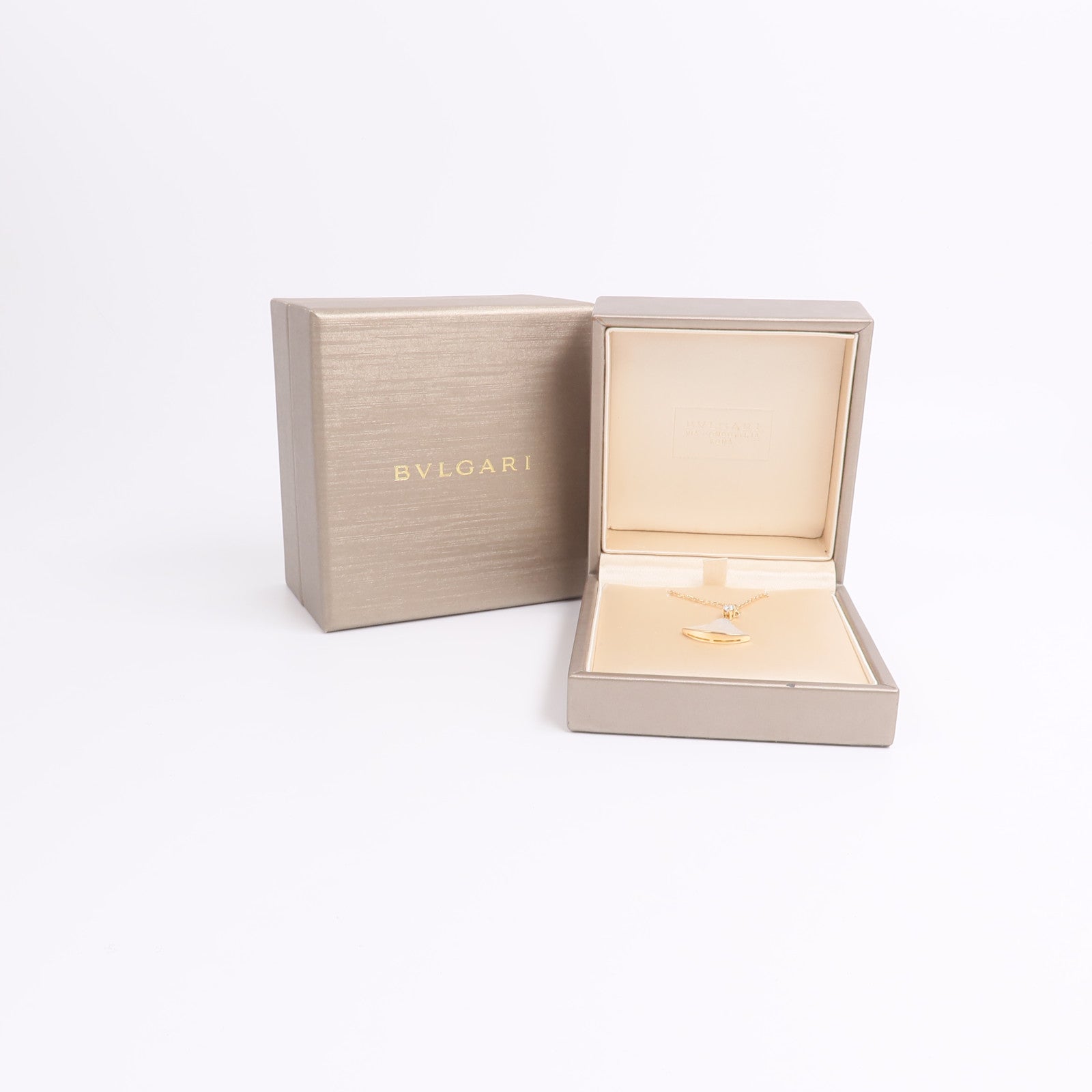 BVLGARI 18K玫瑰金/珍珠母Divas Dream項鍊
