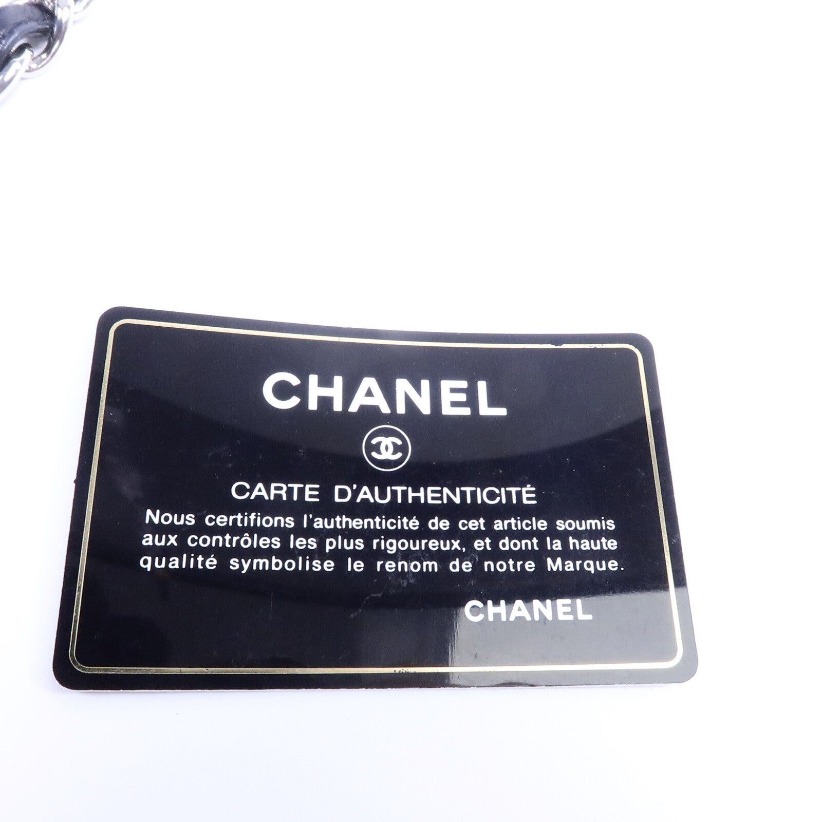 CHANEL 牛皮皮革Chain Shoulder Bag鏈帶手挽袋