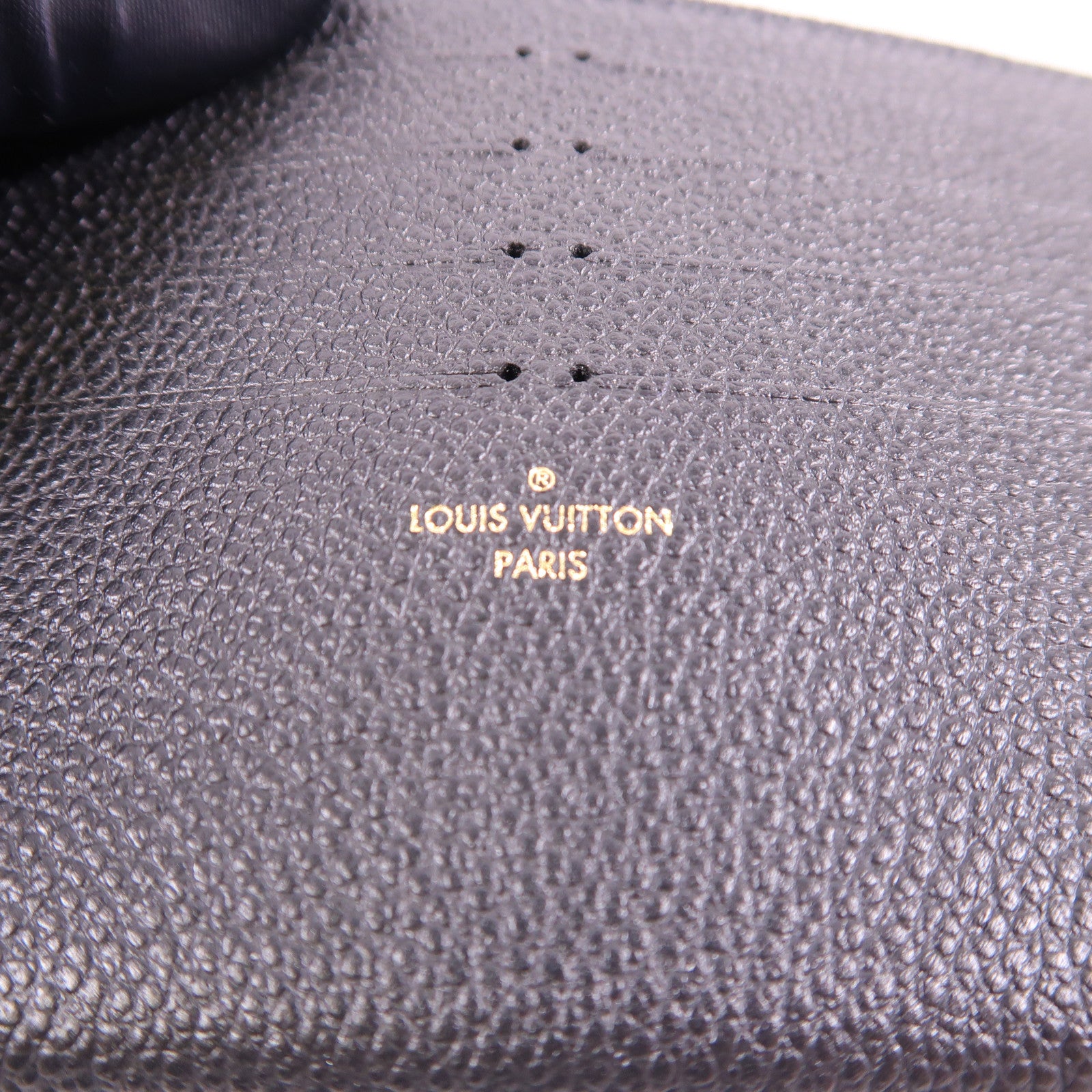 LOUIS VUITTON Monogram Empreinte Felicie Pochette金扣鏈帶肩背袋