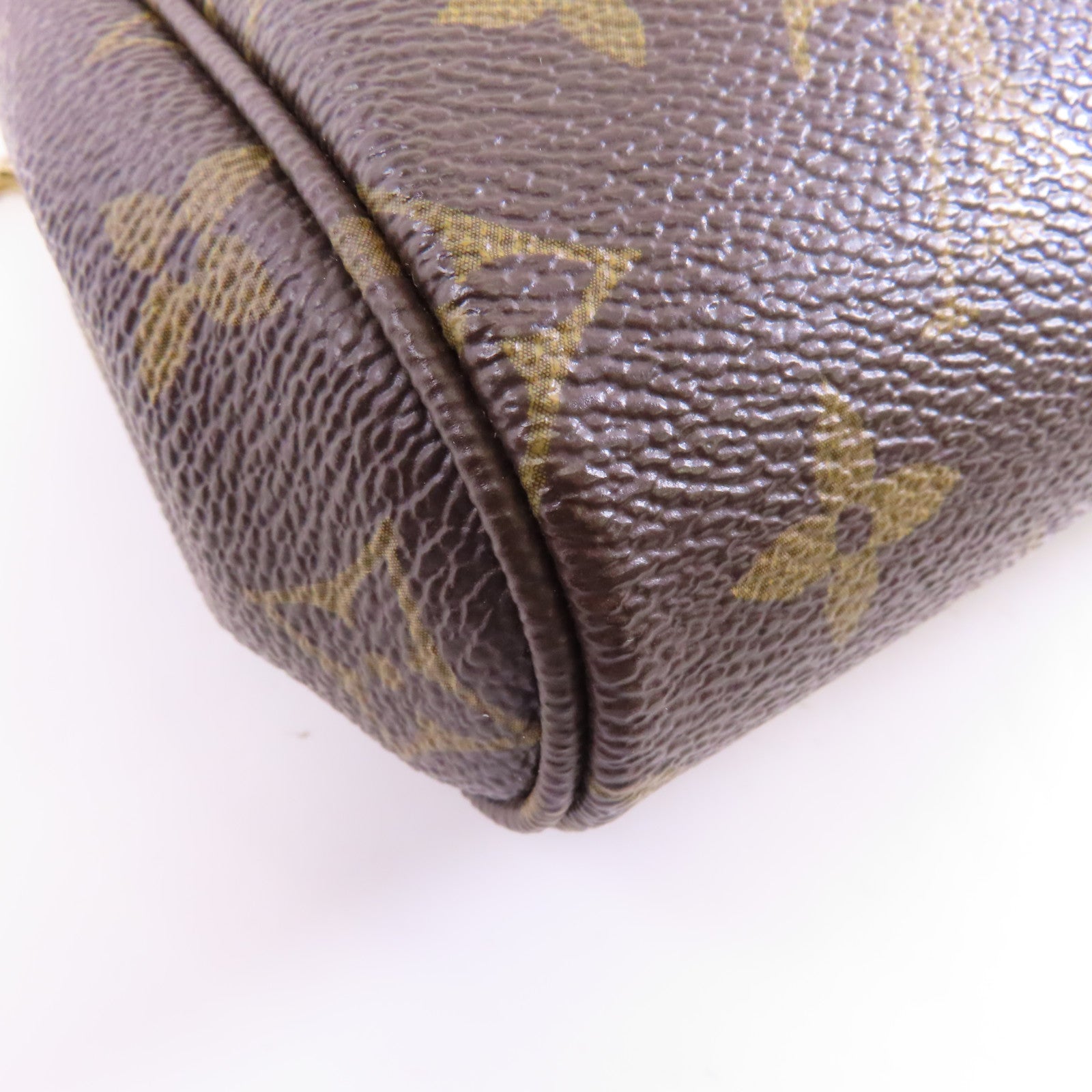 LOUIS VUITTON Monogram Faveorite MM金扣手挽肩背兩用袋棕色